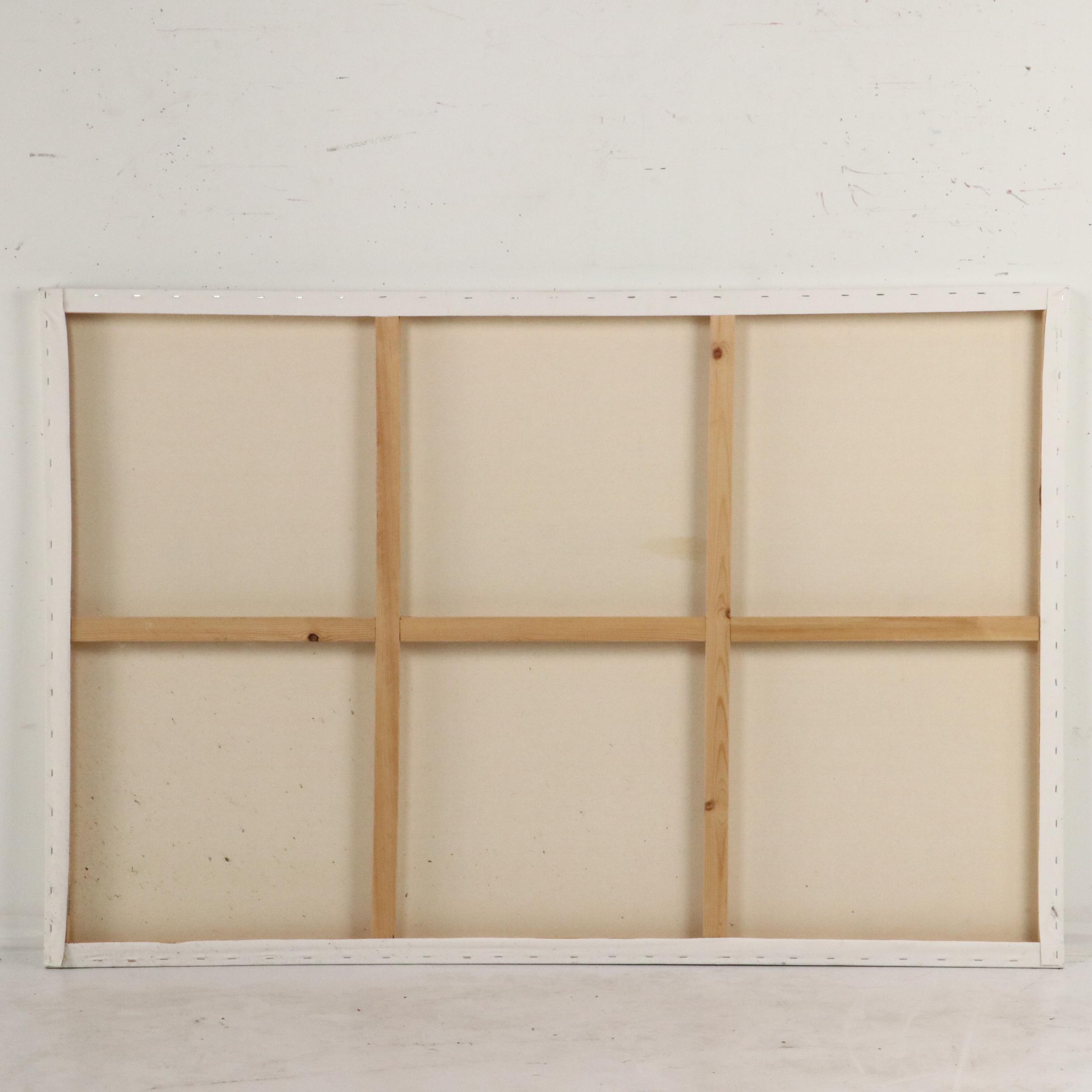 David Applegate Large-Scale Abstract Acrylic Painting, 21st Century