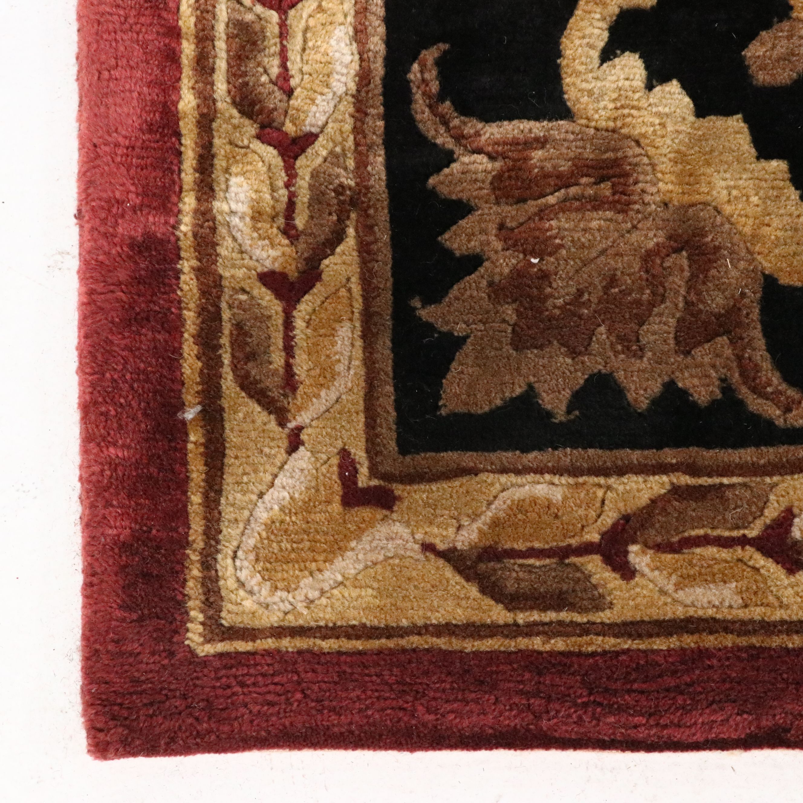 8'10 x 11'10 Hand-Knotted Indian Area Rug