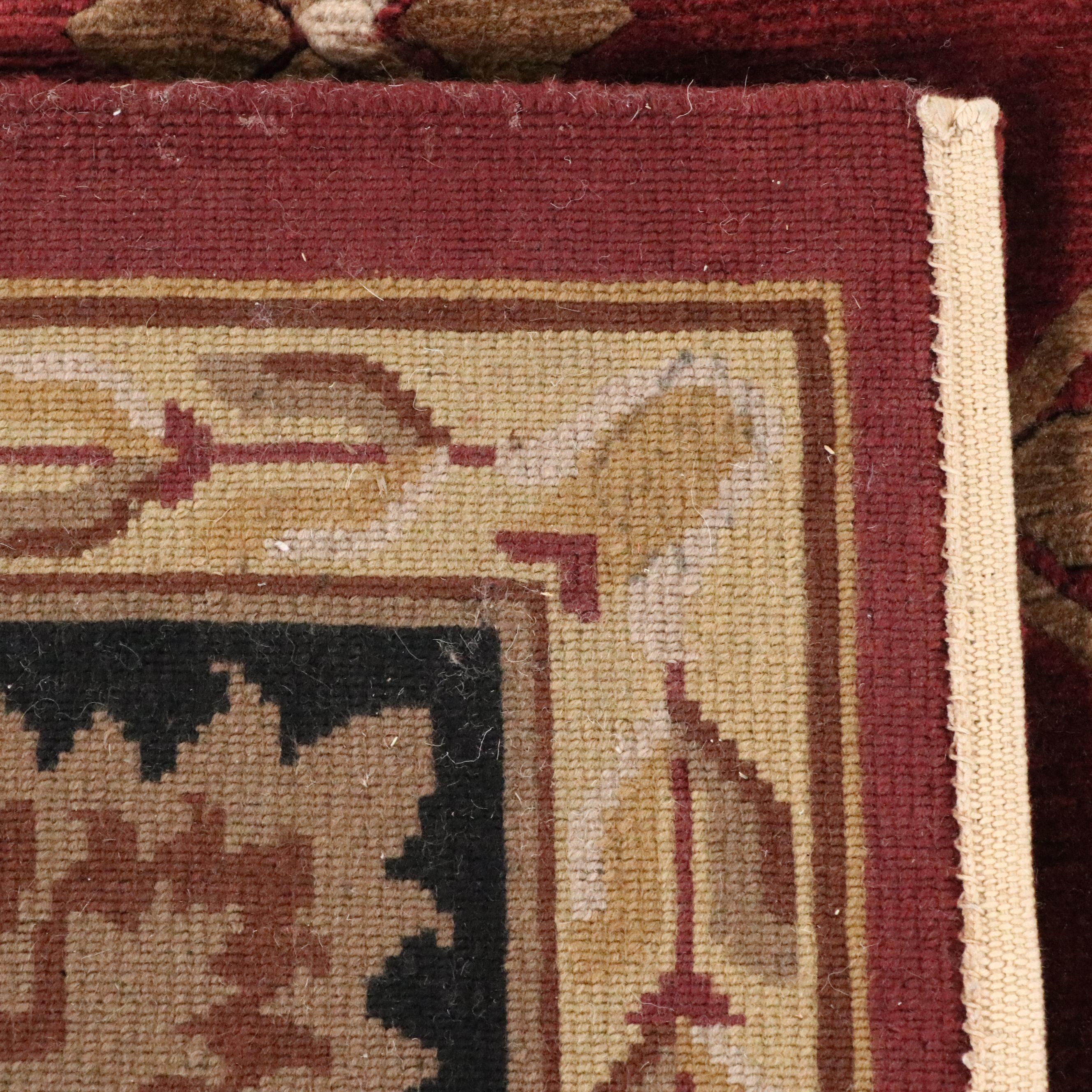 8'10 x 11'10 Hand-Knotted Indian Area Rug