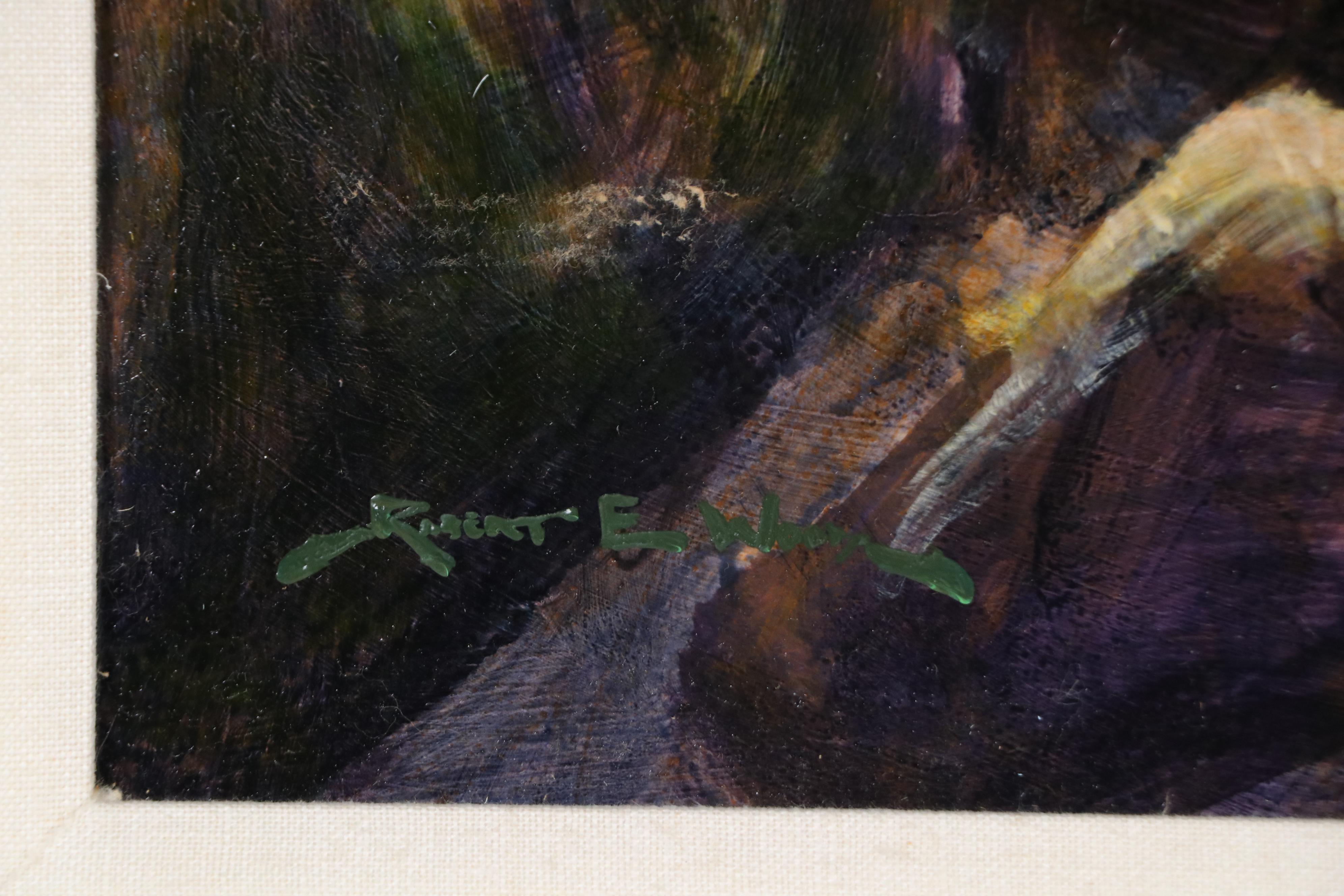 Robert E. Wood Landscape Oil Painting "Big Steps (Paradise Valley)," 1998