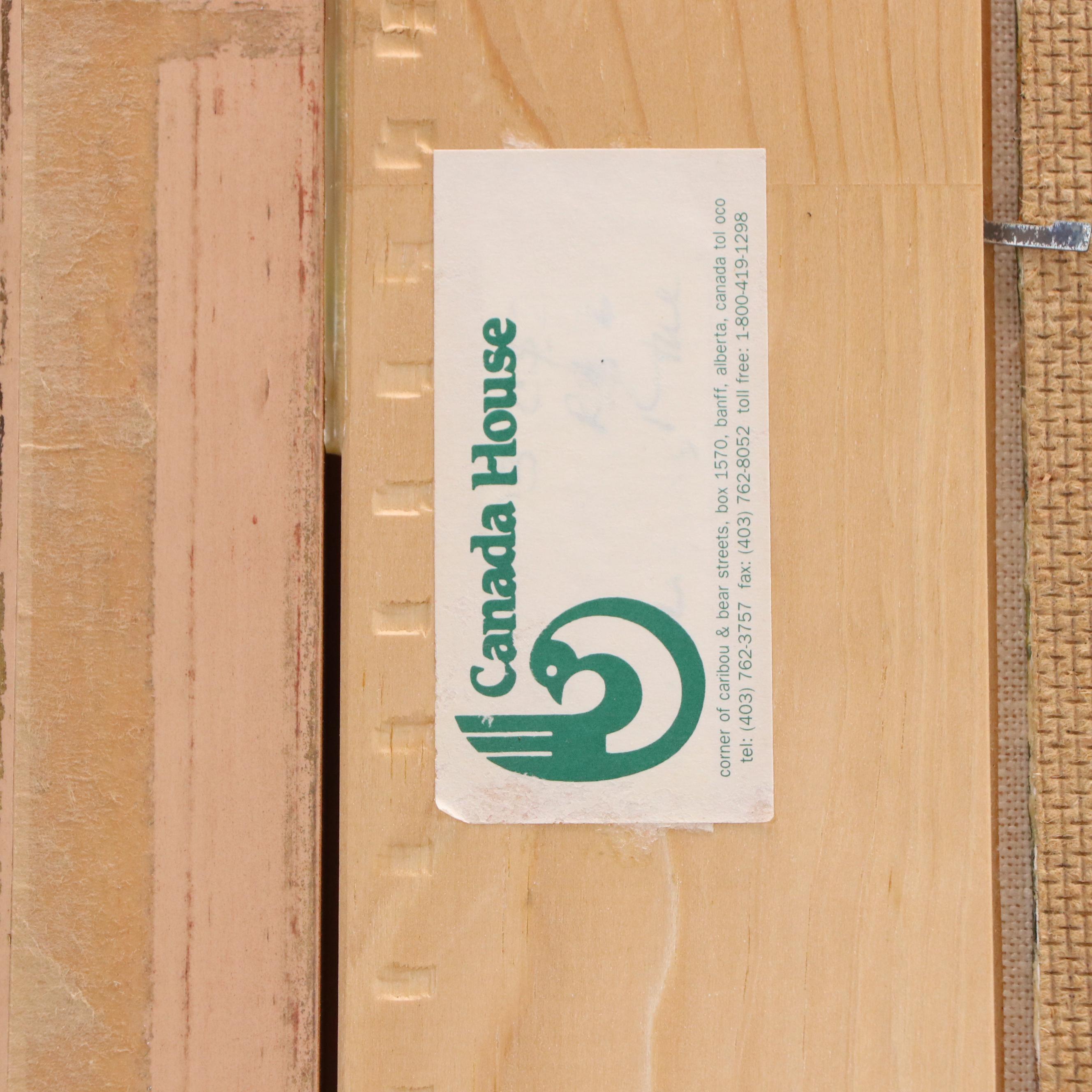 Robert E. Wood Landscape Oil Painting "Big Steps (Paradise Valley)," 1998