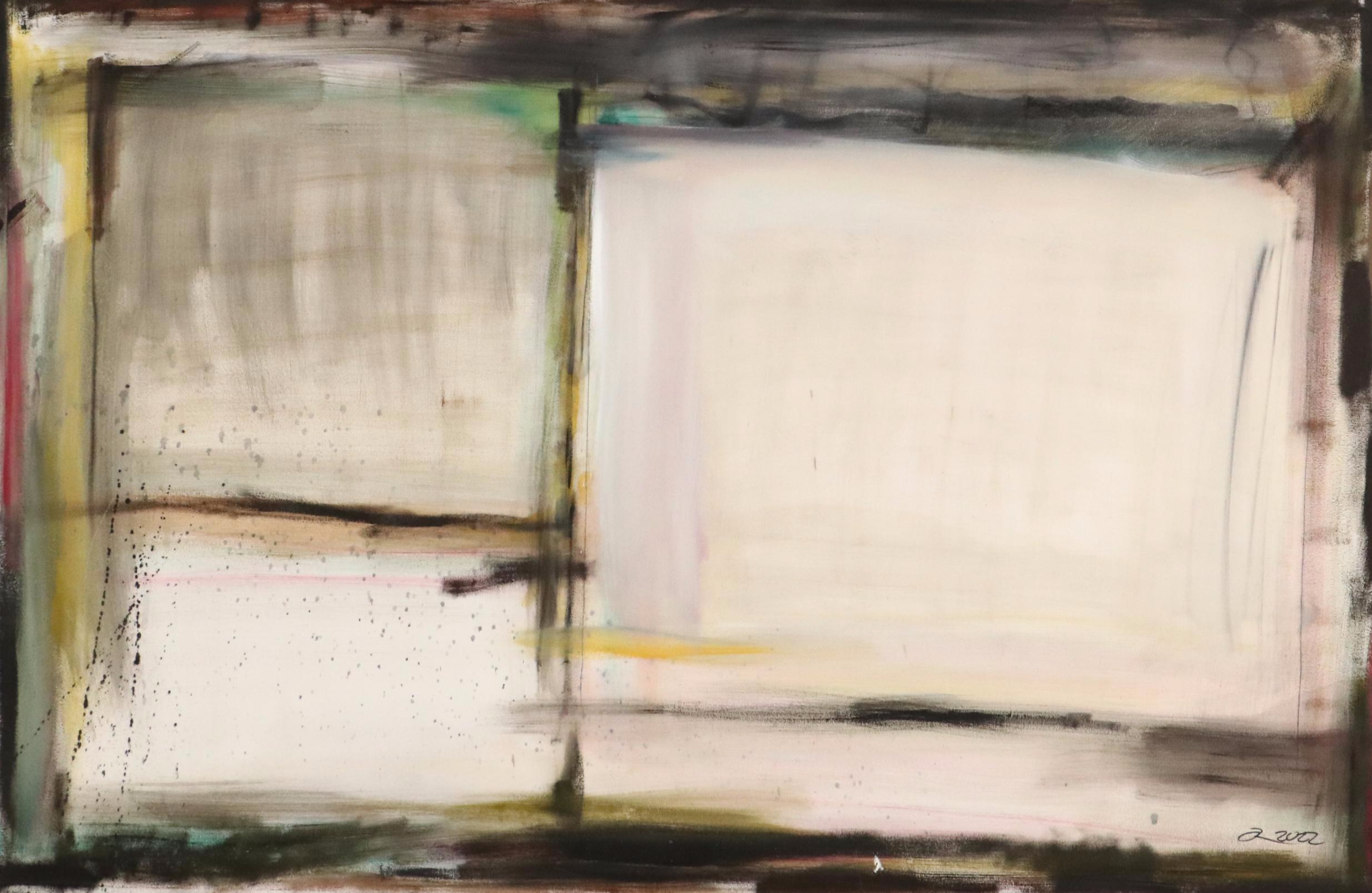 David Applegate Large-Scale Abstract Acrylic Painting, 21st Century