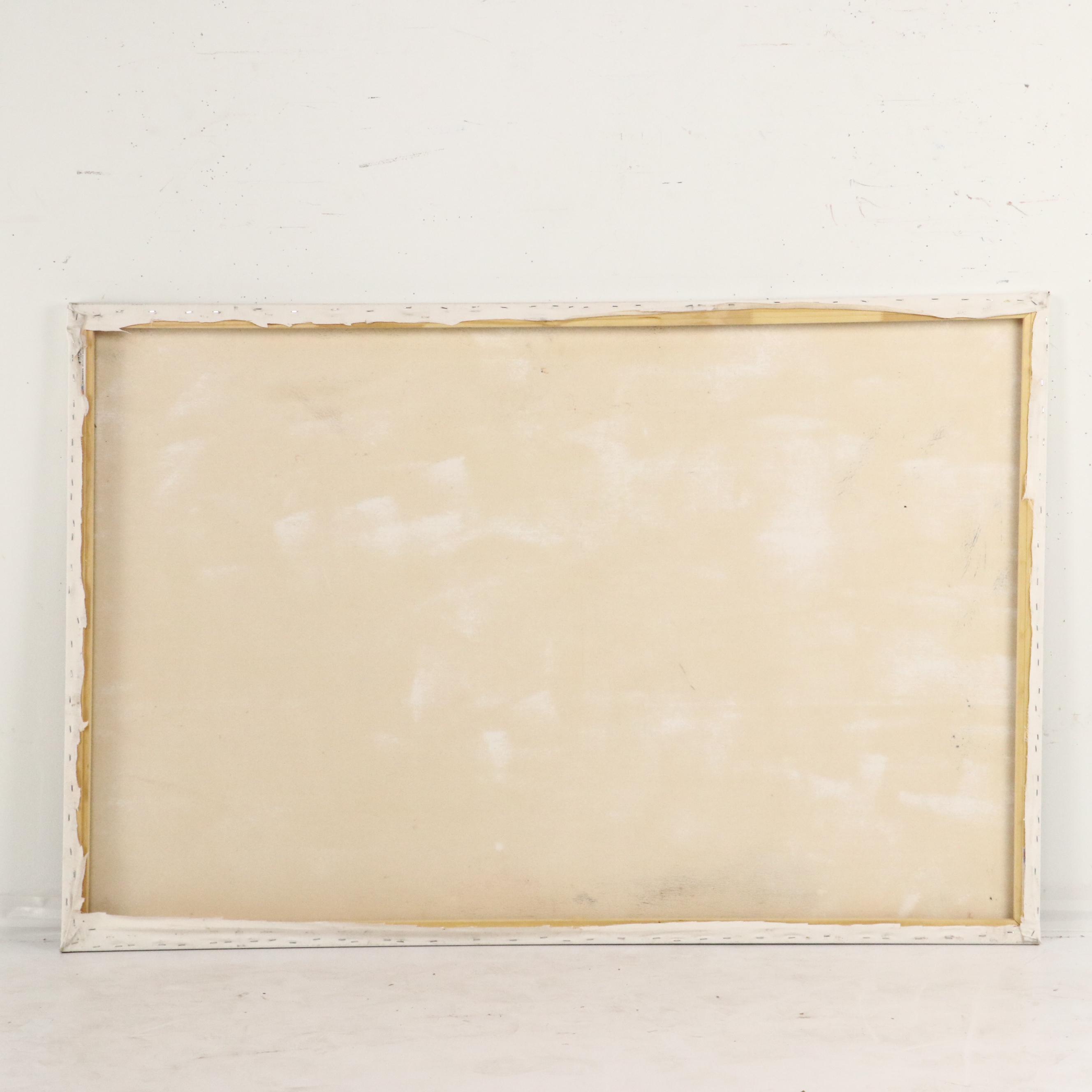 David Applegate Large-Scale Abstract Acrylic Painting, 21st Century