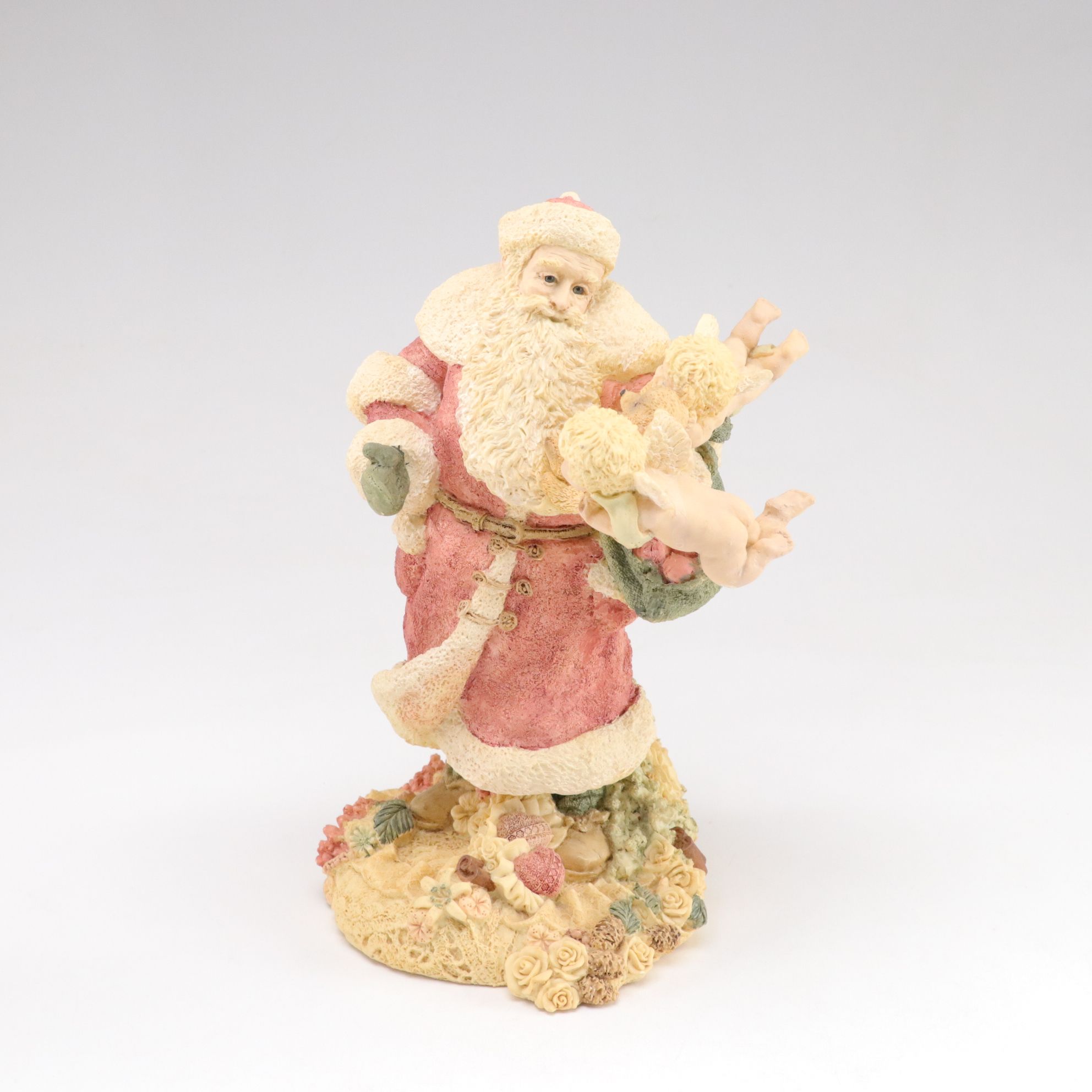 United Design "The Legend of Santa Claus" Carved Resin Figurines, 1990s