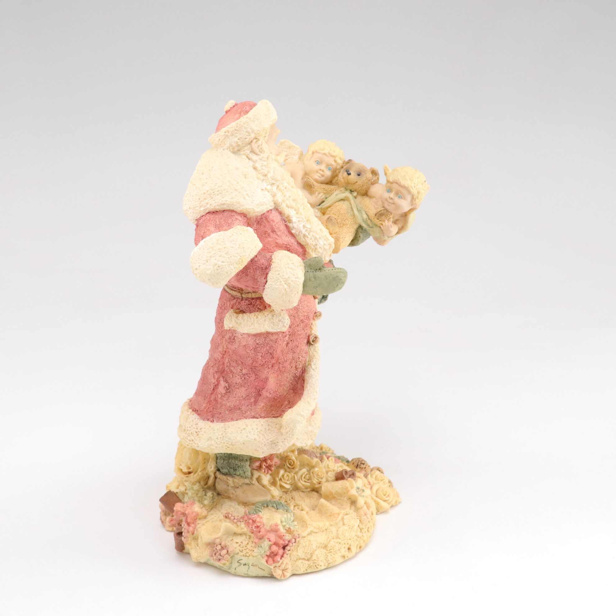 United Design "The Legend of Santa Claus" Carved Resin Figurines, 1990s