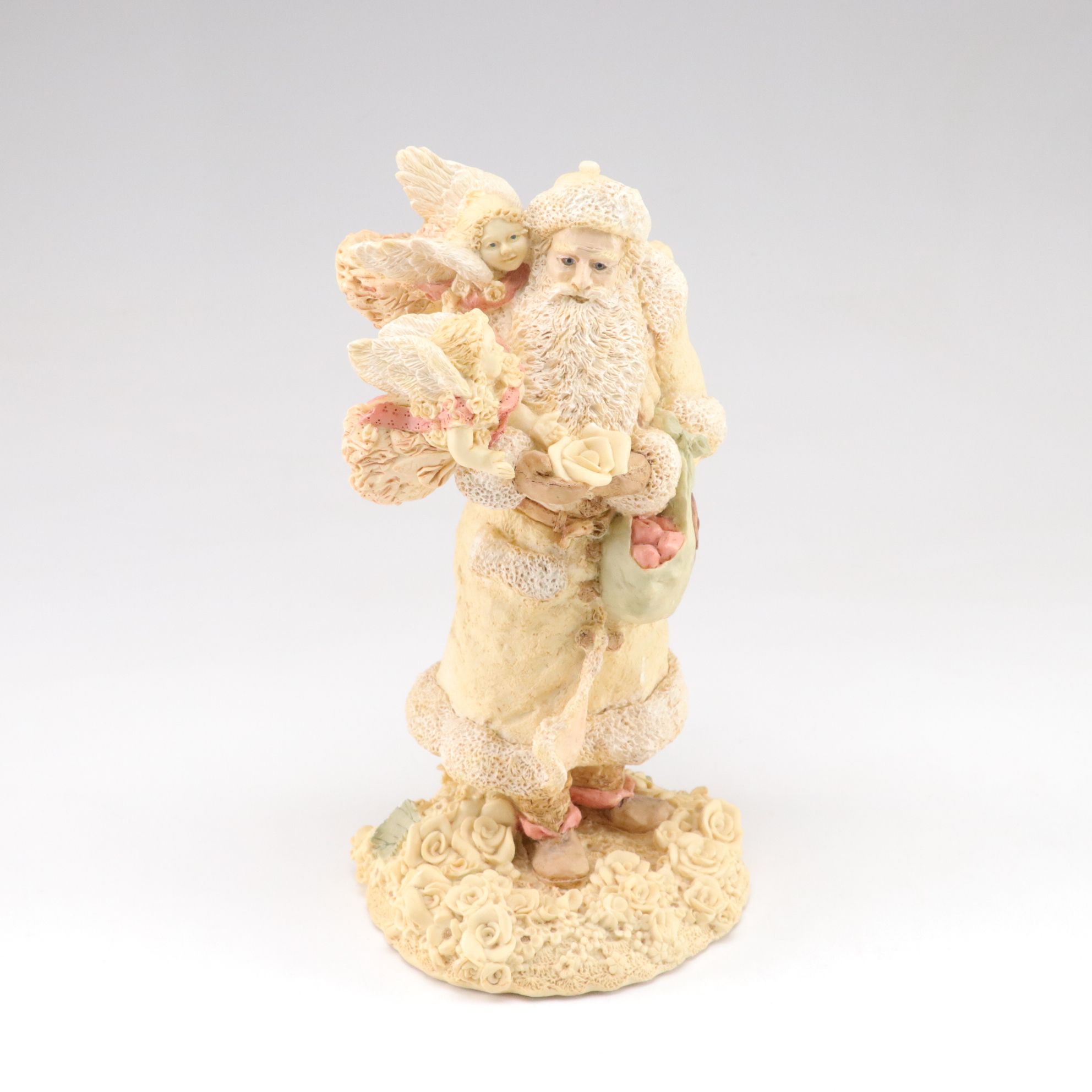 United Design "The Legend of Santa Claus" Carved Resin Figurines, 1990s