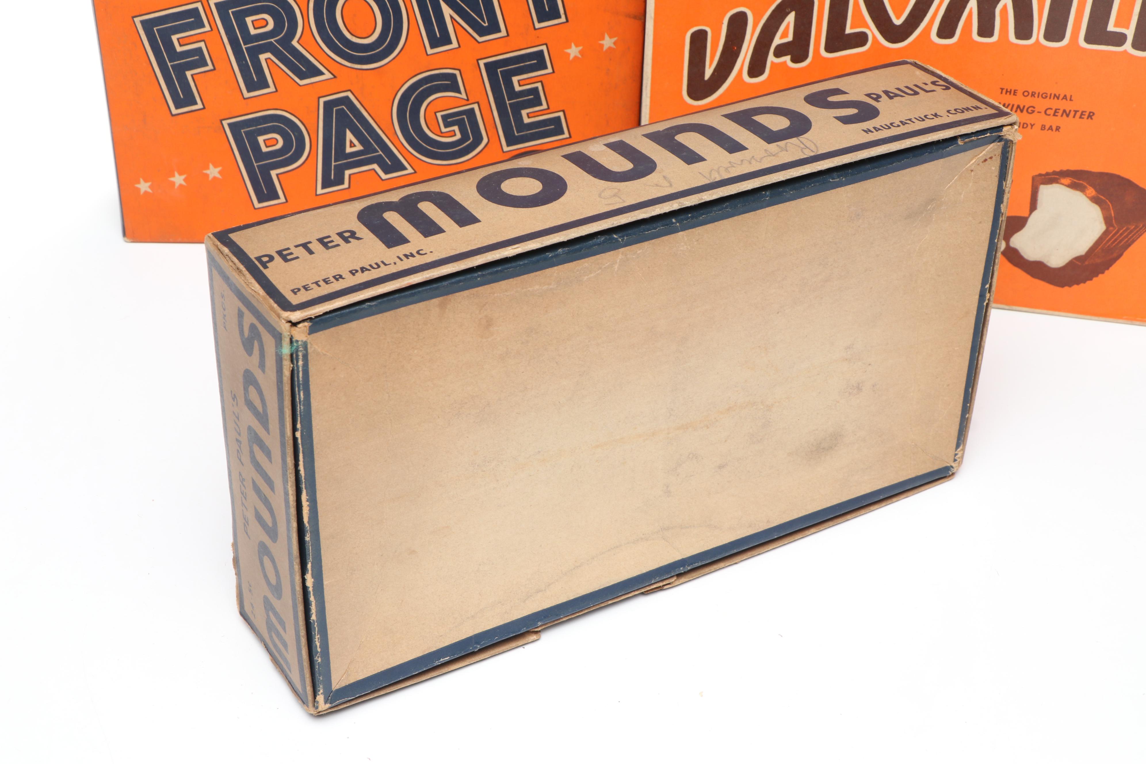 Aero, Clark, Hershey's and More Candy Bar Boxes, Mid-20th Century