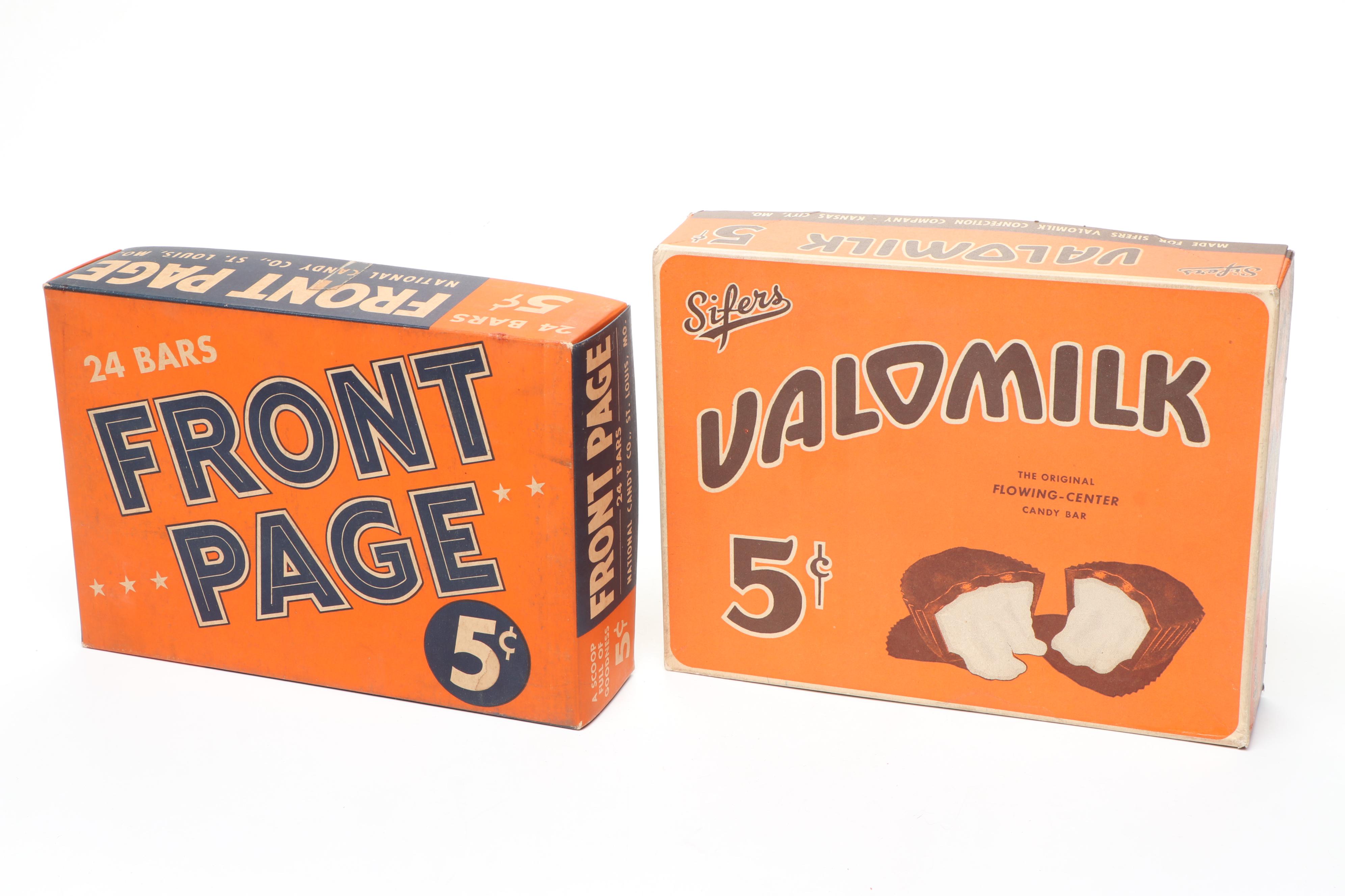 Aero, Clark, Hershey's and More Candy Bar Boxes, Mid-20th Century