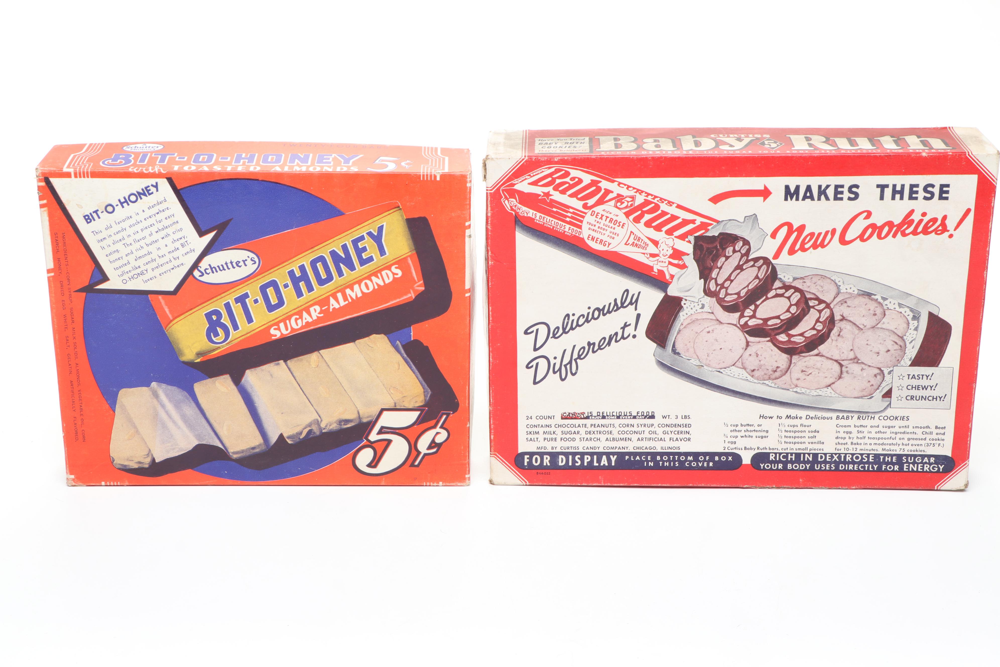 Aero, Clark, Hershey's and More Candy Bar Boxes, Mid-20th Century