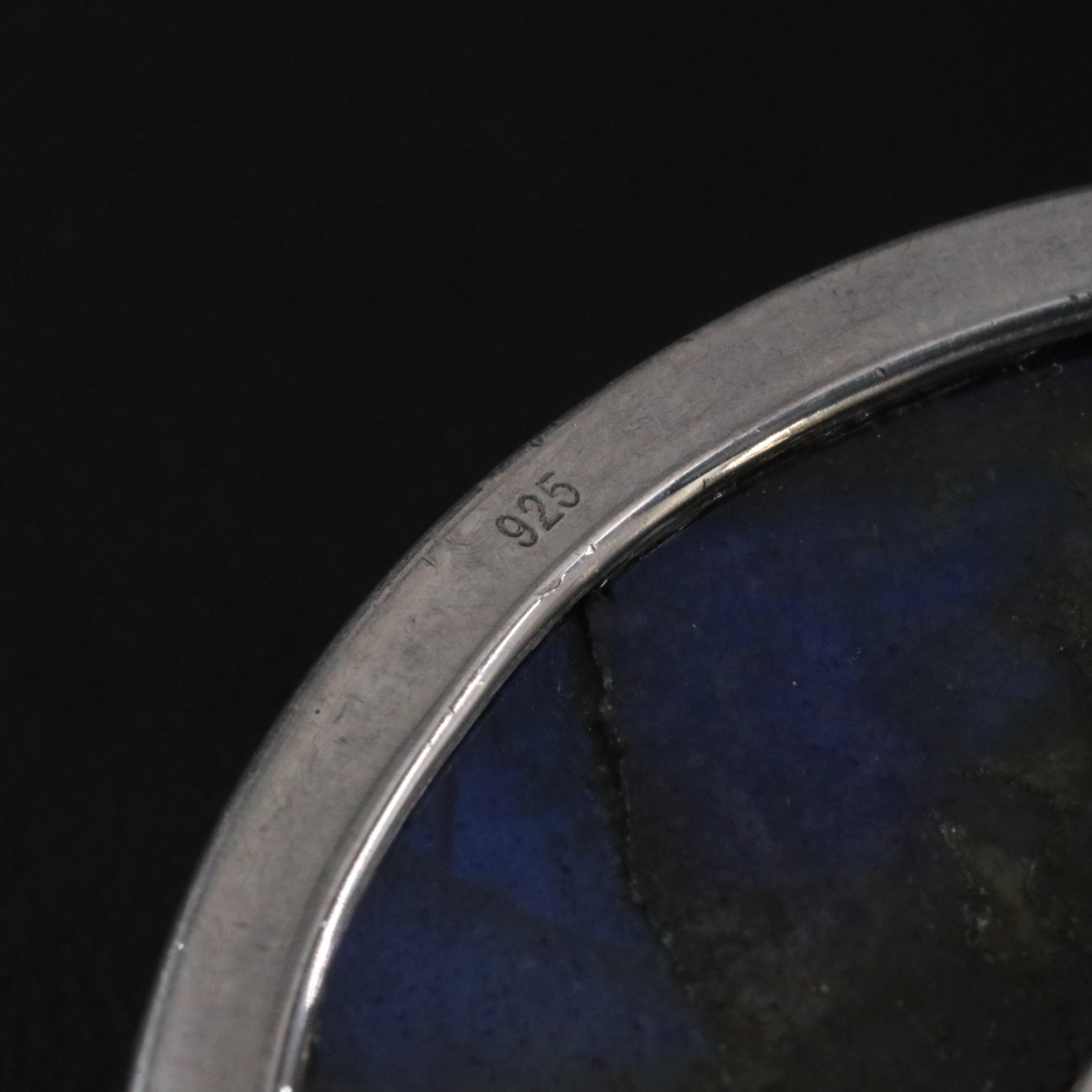 Sheryl Lowe Sterling Labradorite and Diamond Disc Pendant