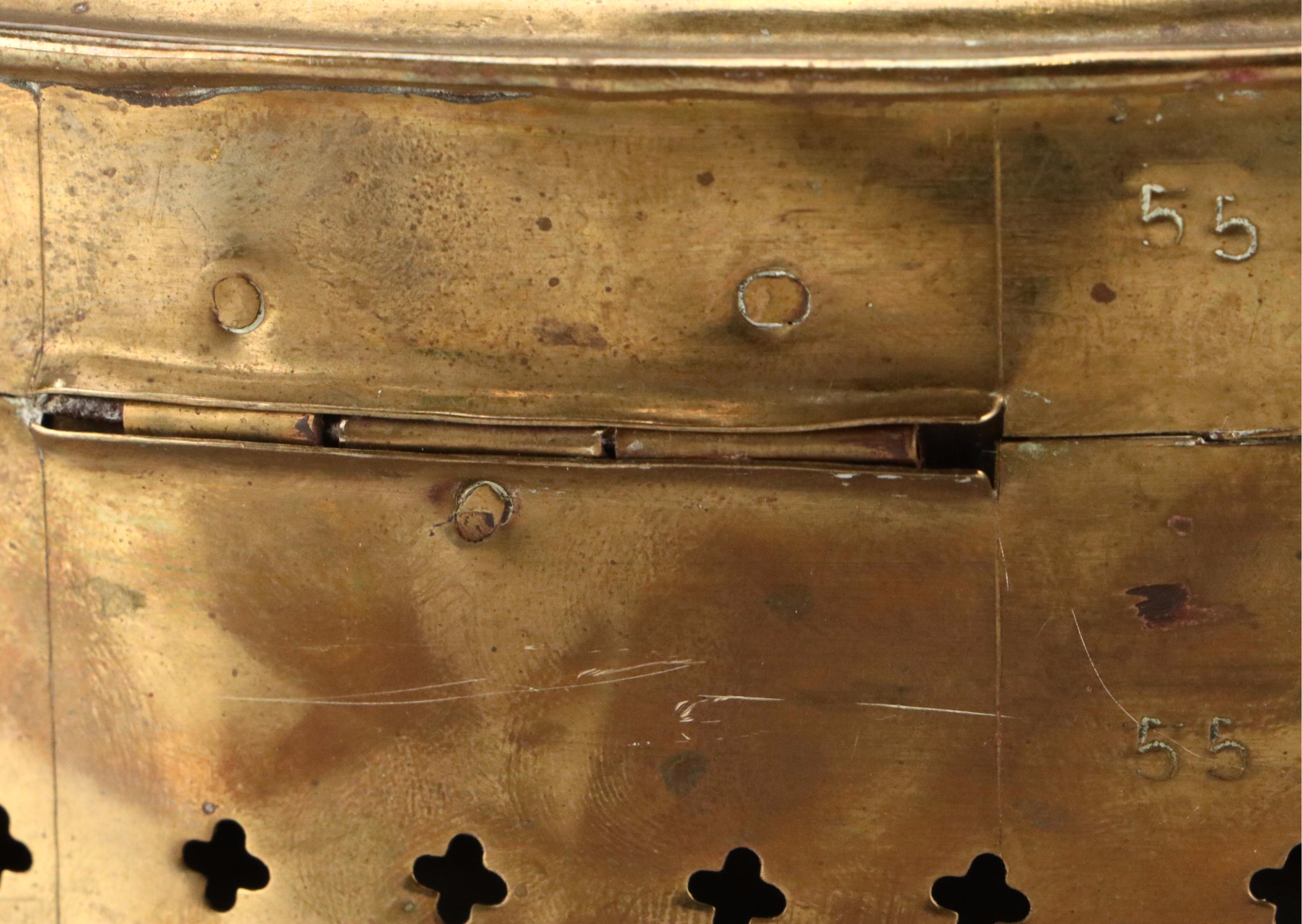 Indian Enamel Plates and Brass Cricket Box with Other Décor