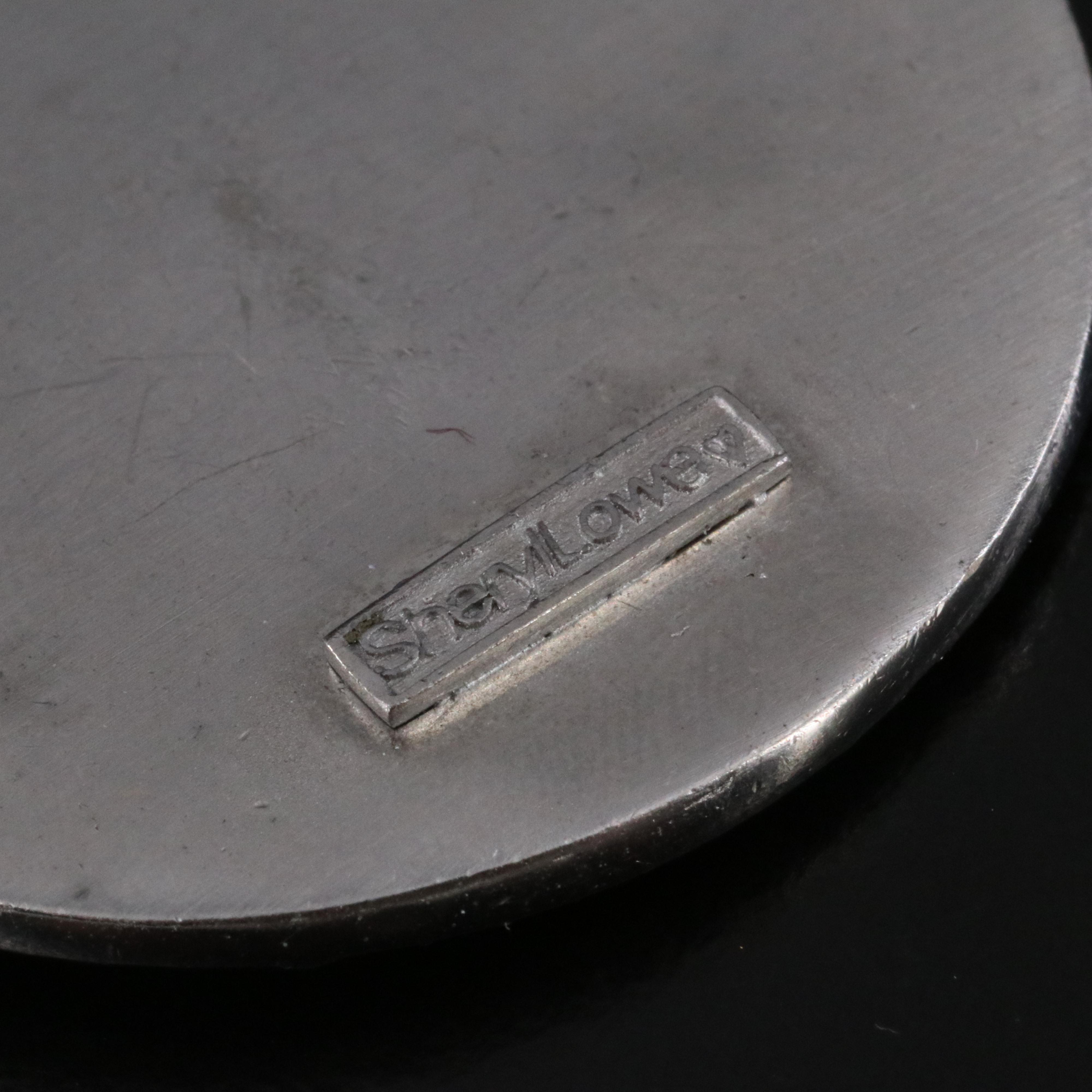 Sheryl Lowe Sterling Pavé Diamond Four-Leaf Clover Pendant