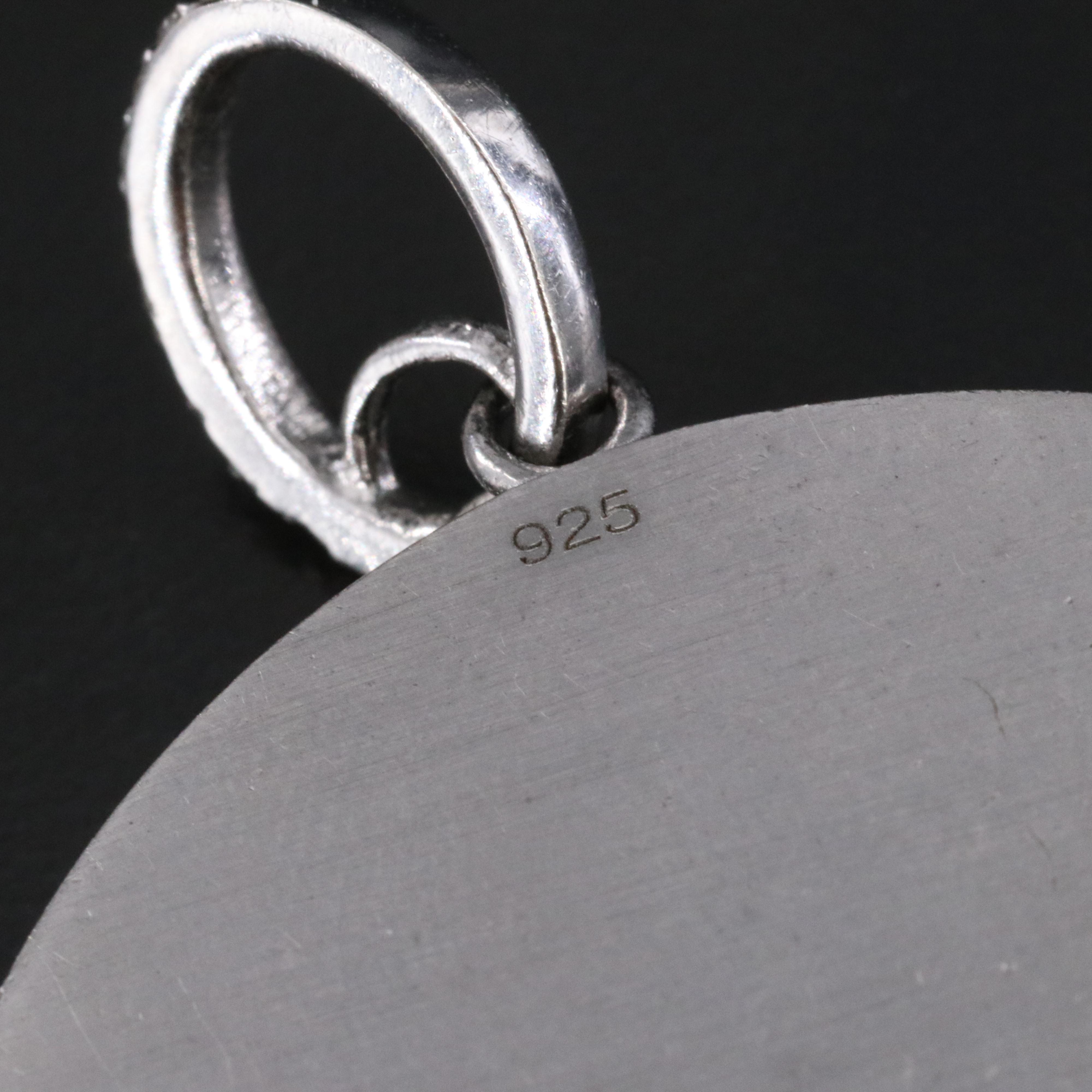 Sheryl Lowe Sterling Pavé Diamond Four-Leaf Clover Pendant