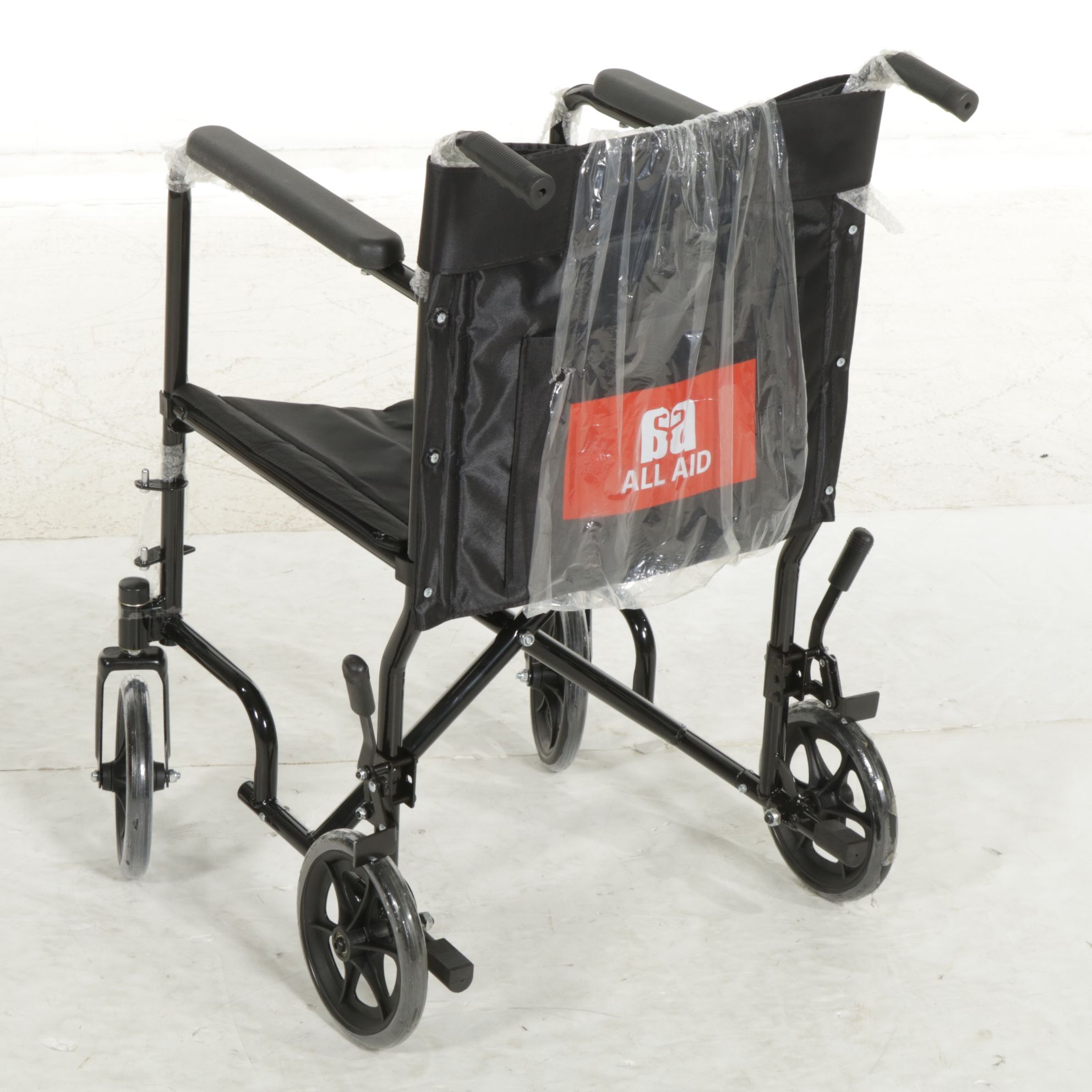 Wheelchair and Ramp, 4.5" Raised Toilet Seat, Quad Walking Cane, and More