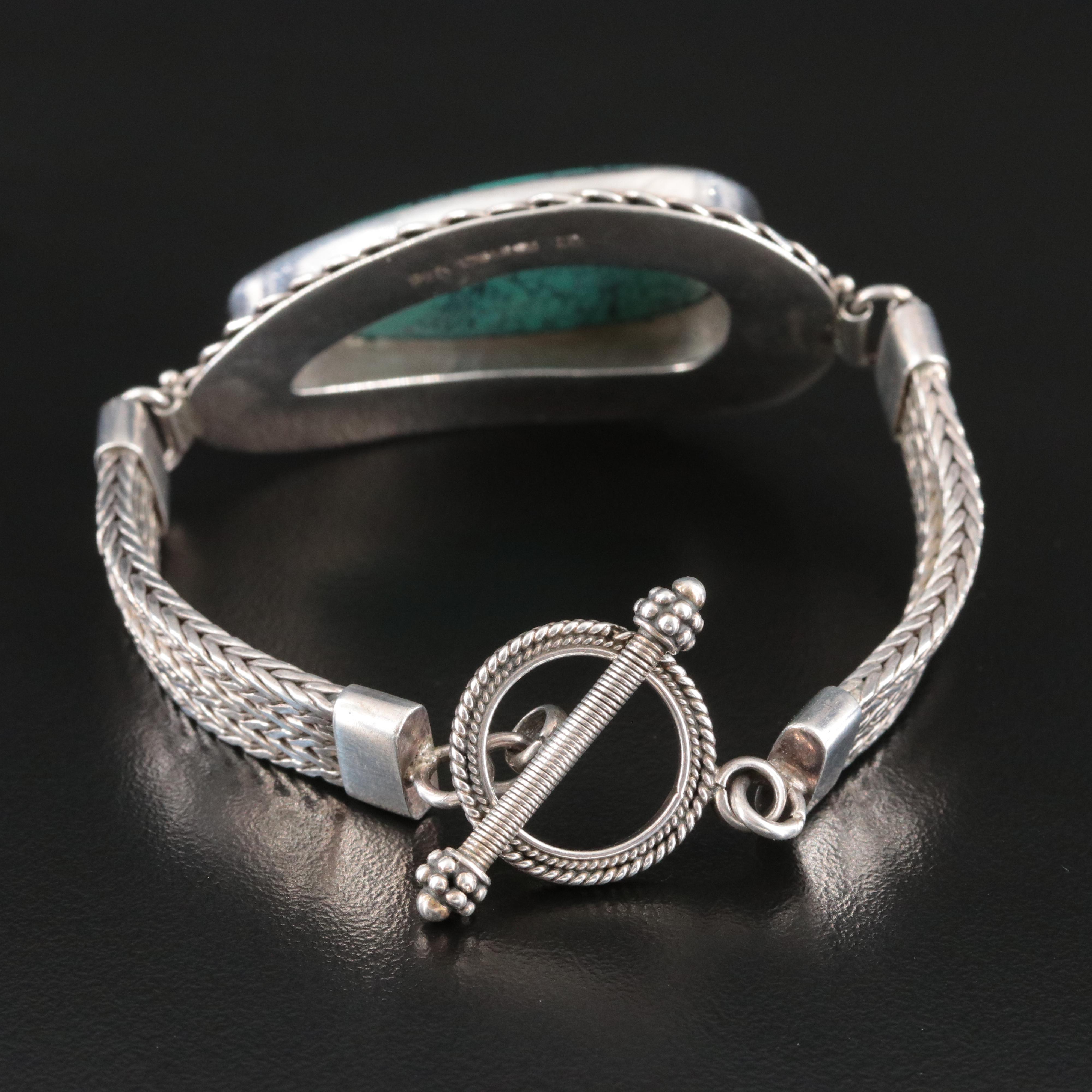 Barse Sterling Turquoise Bracelet