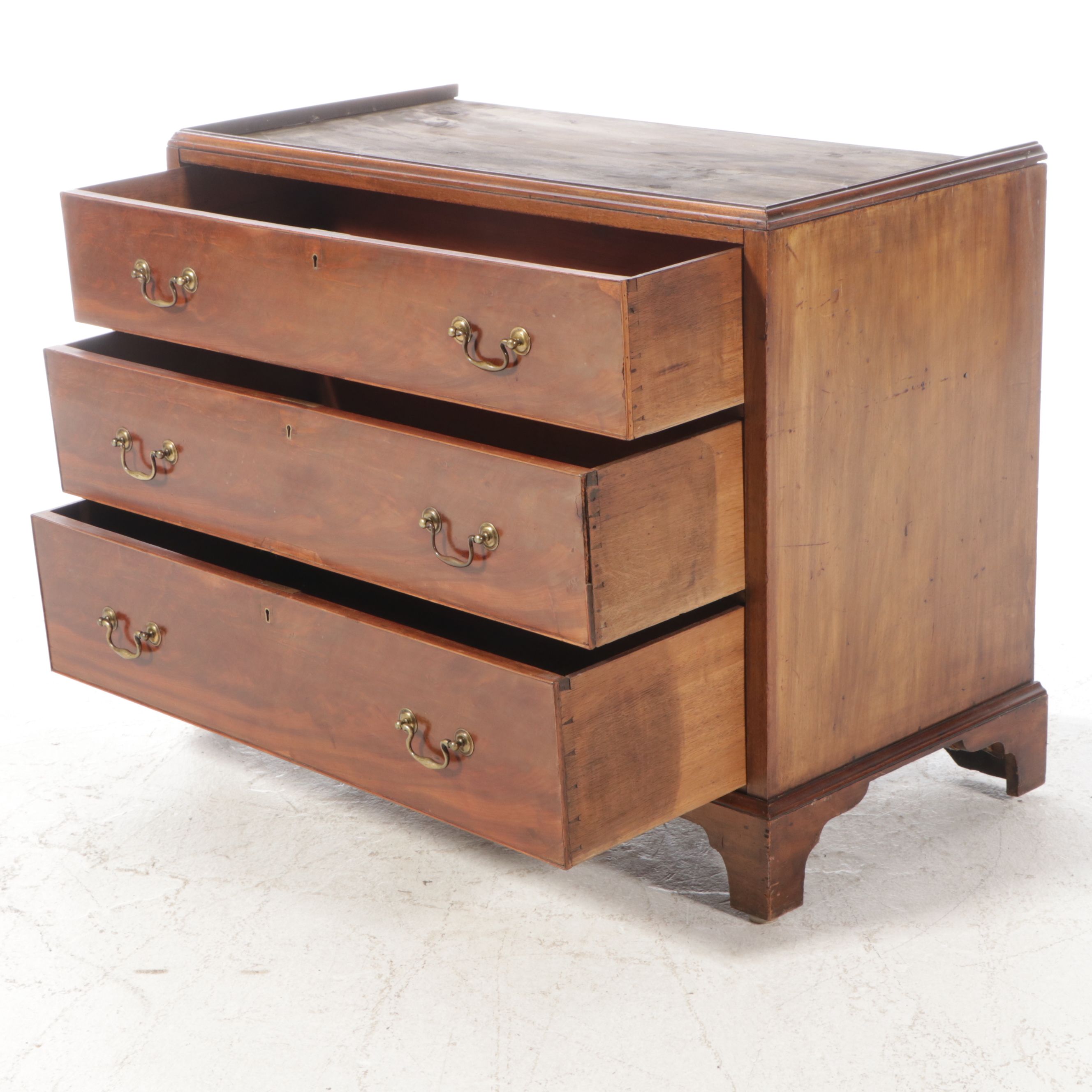 Georgian Style Mahogany Tall Chest of Drawers