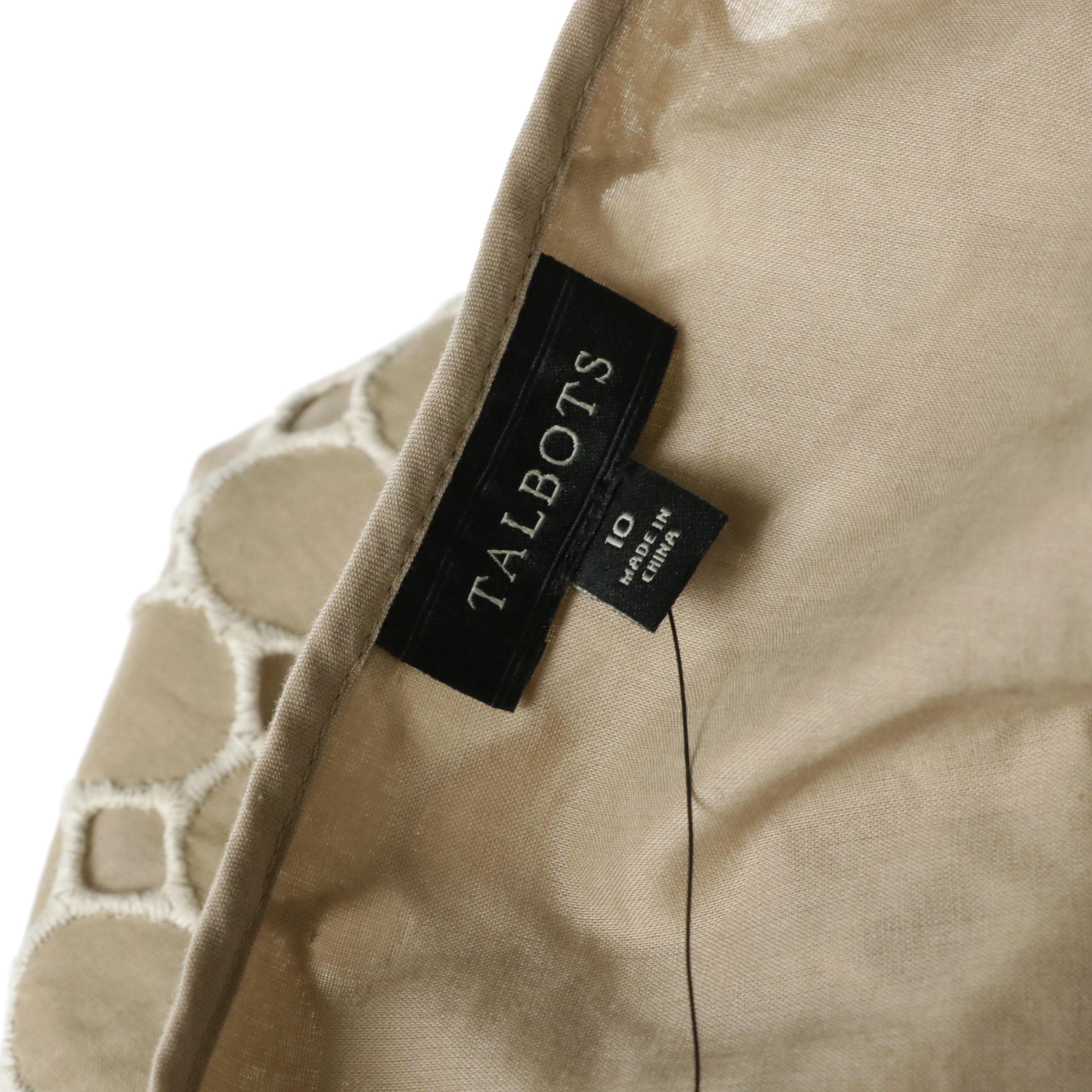 Talbots Sleeveless Top with Tags and THML Cotton/Linen Blend Sleeveless Dress