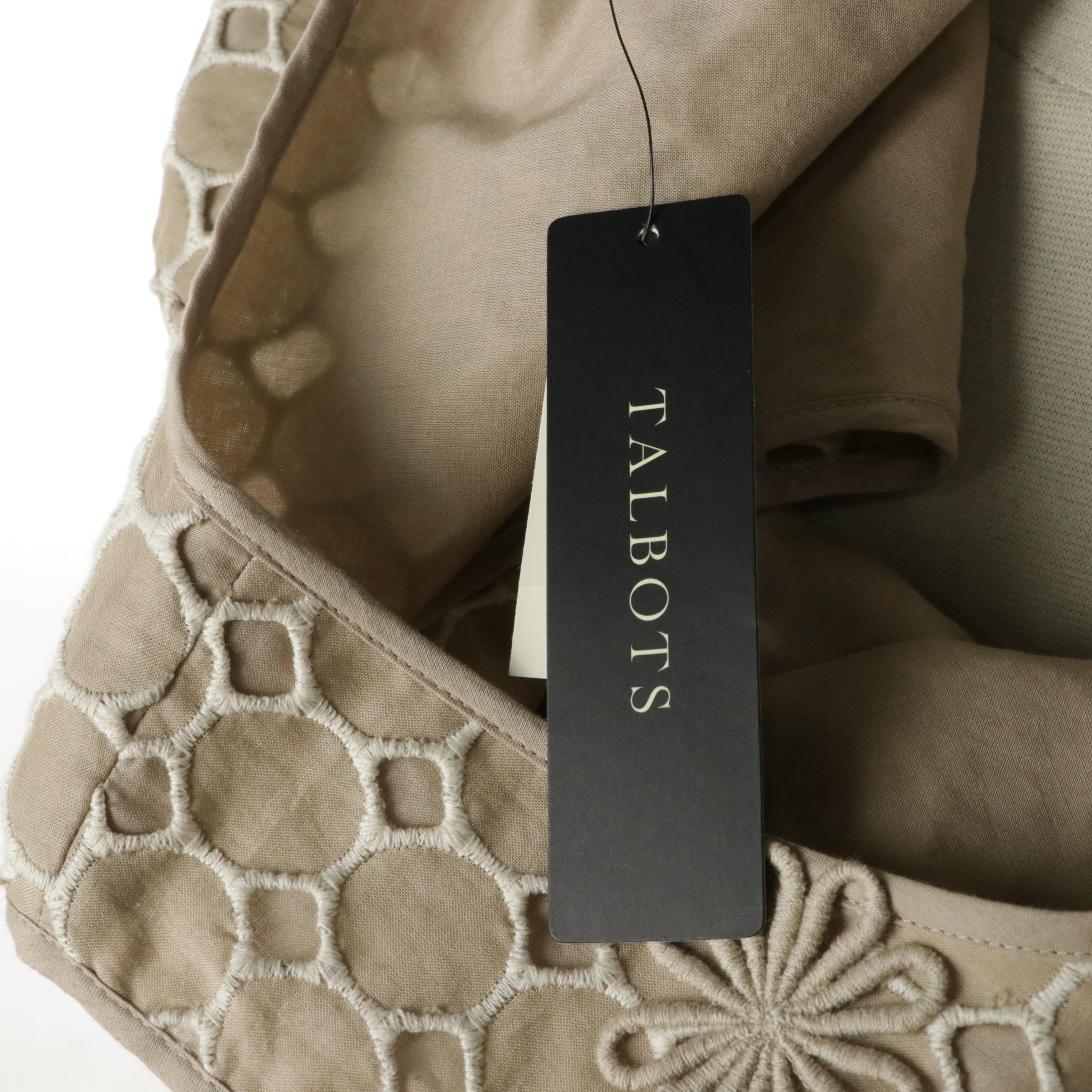 Talbots Sleeveless Top with Tags and THML Cotton/Linen Blend Sleeveless Dress