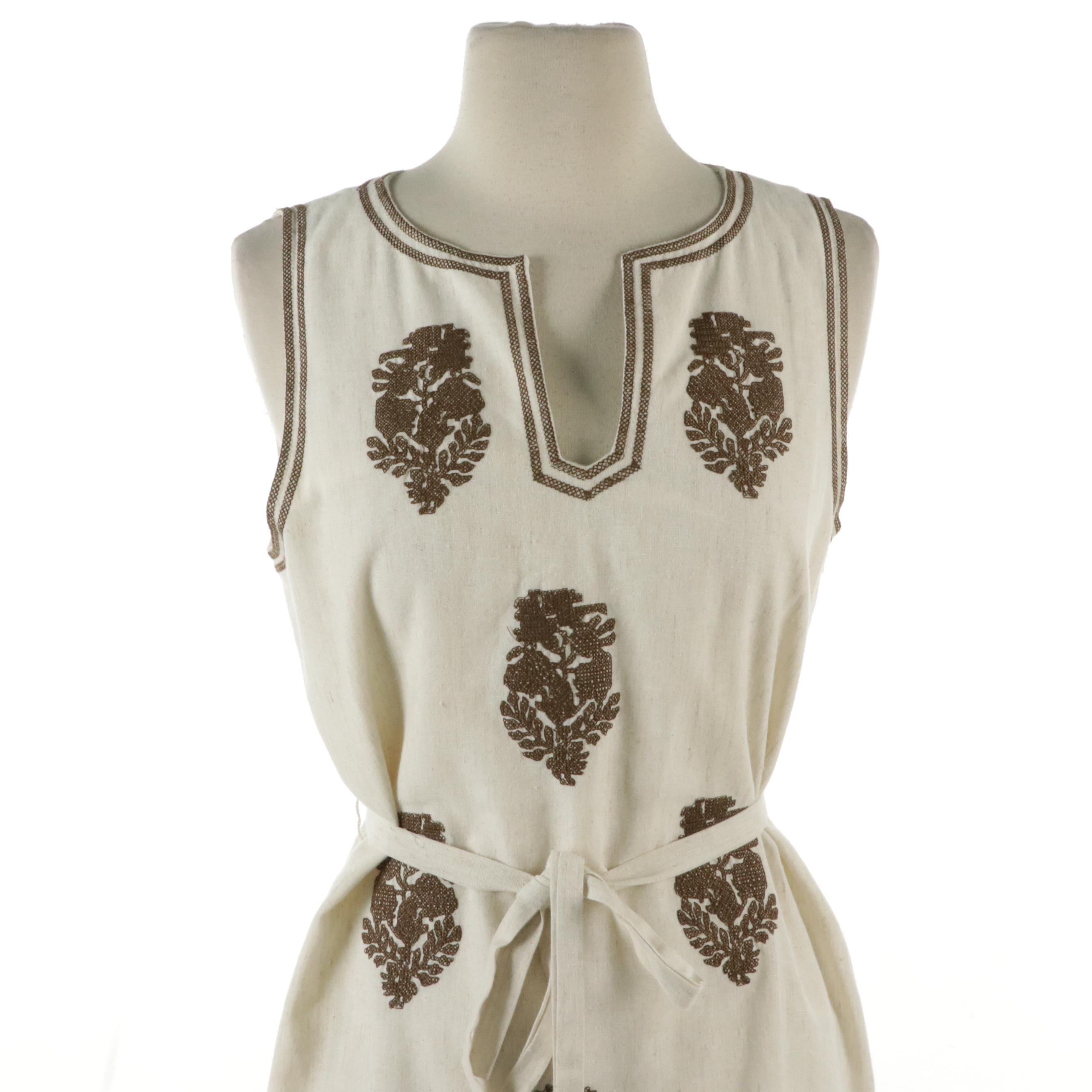 Talbots Sleeveless Top with Tags and THML Cotton/Linen Blend Sleeveless Dress