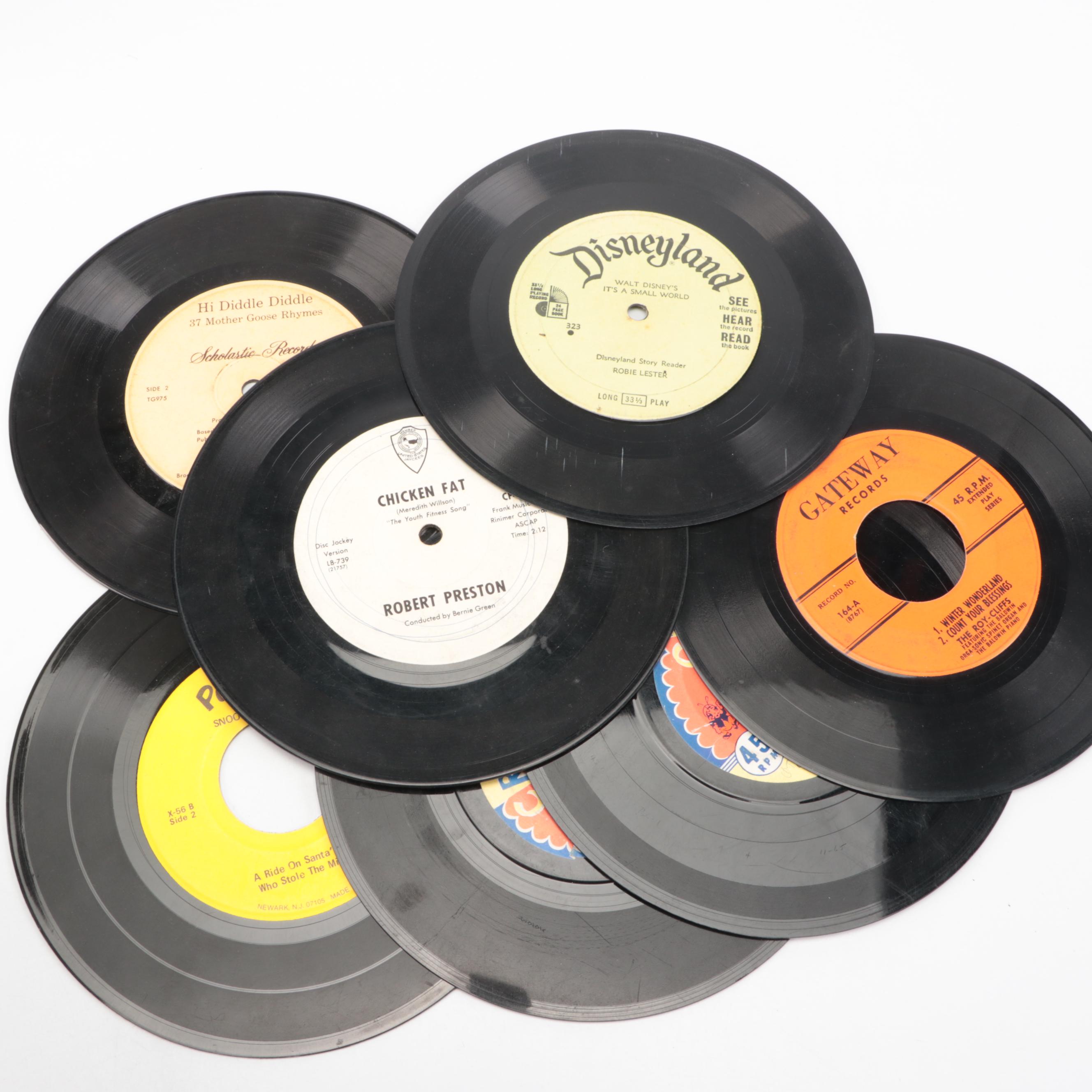 Whitney Houston and Other Records with Sherlock Holmes Cassette Audiobooks