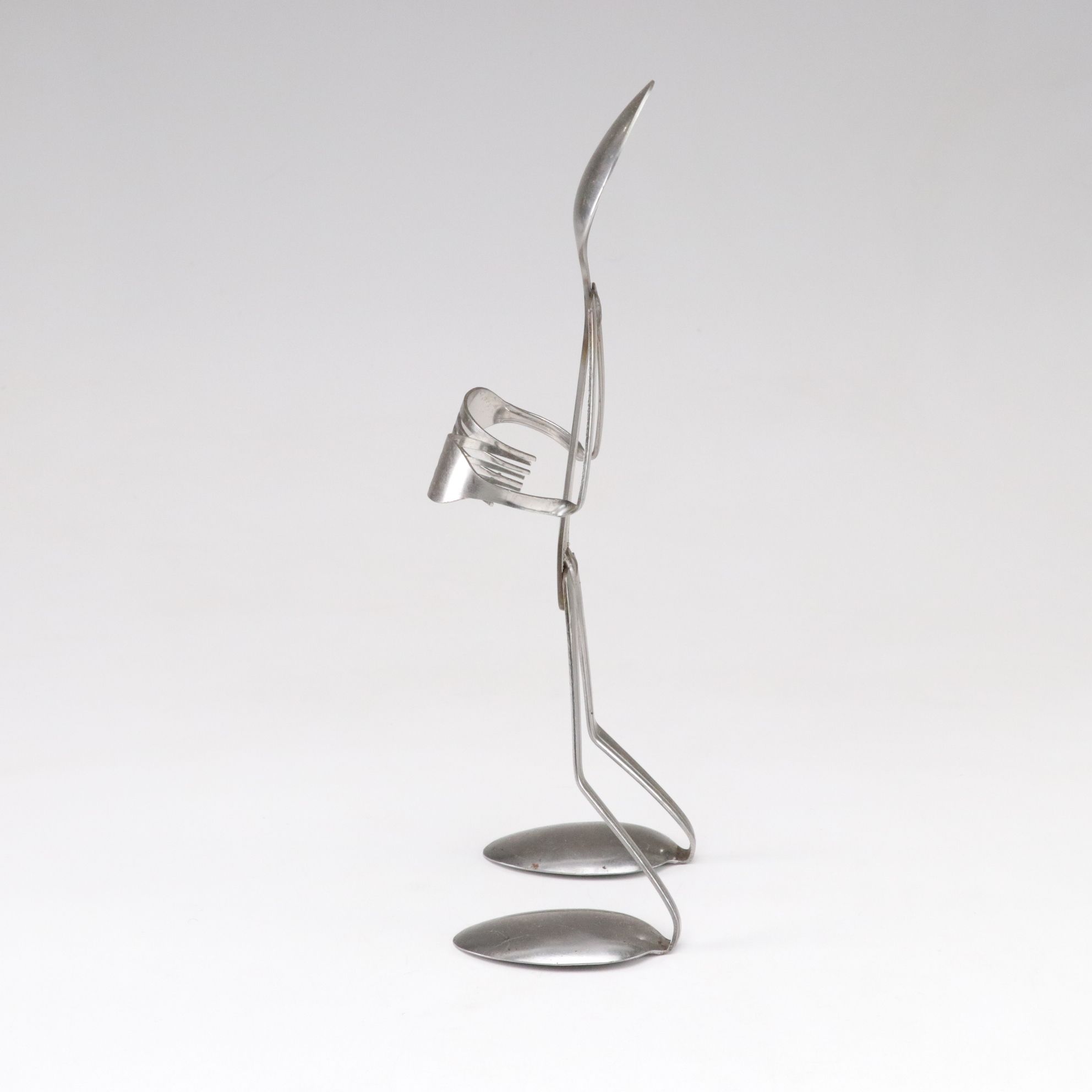 Forked Up Art Salt & Pepper Shaker Holder Figurine