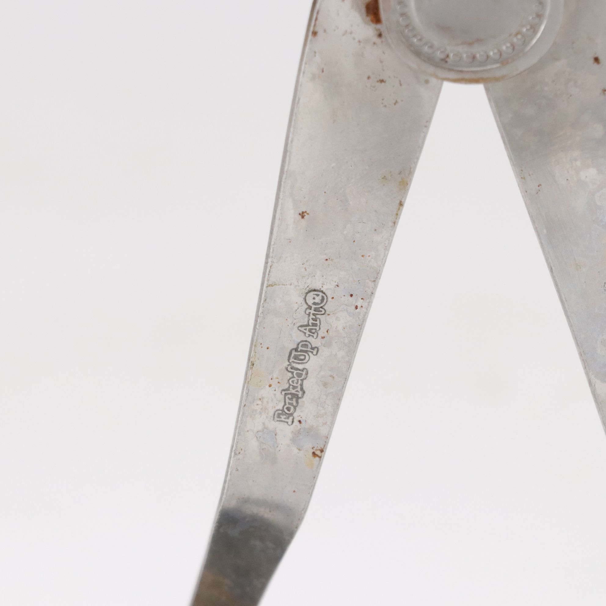 Forked Up Art Salt & Pepper Shaker Holder Figurine