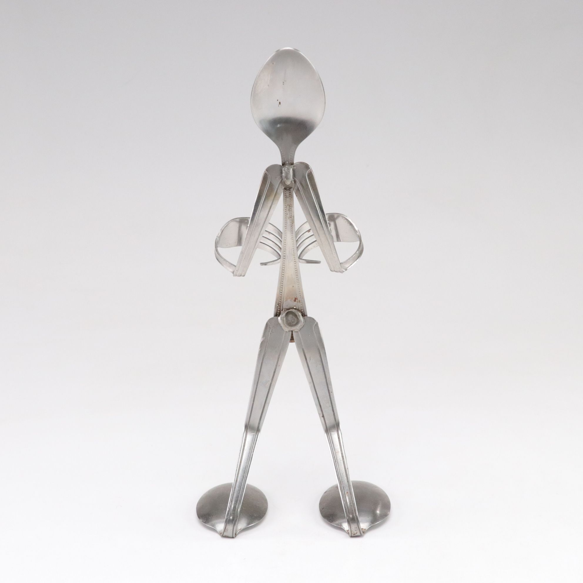 Forked Up Art Salt & Pepper Shaker Holder Figurine