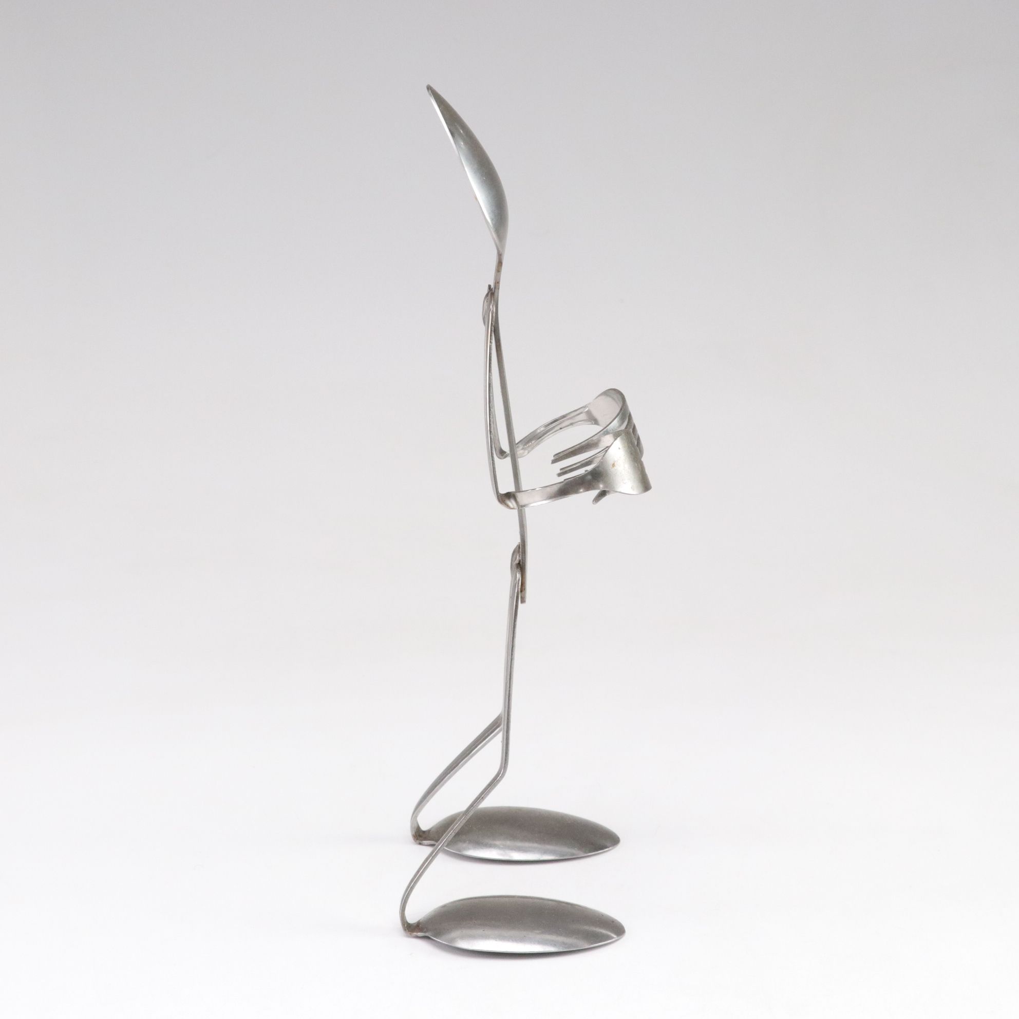 Forked Up Art Salt & Pepper Shaker Holder Figurine