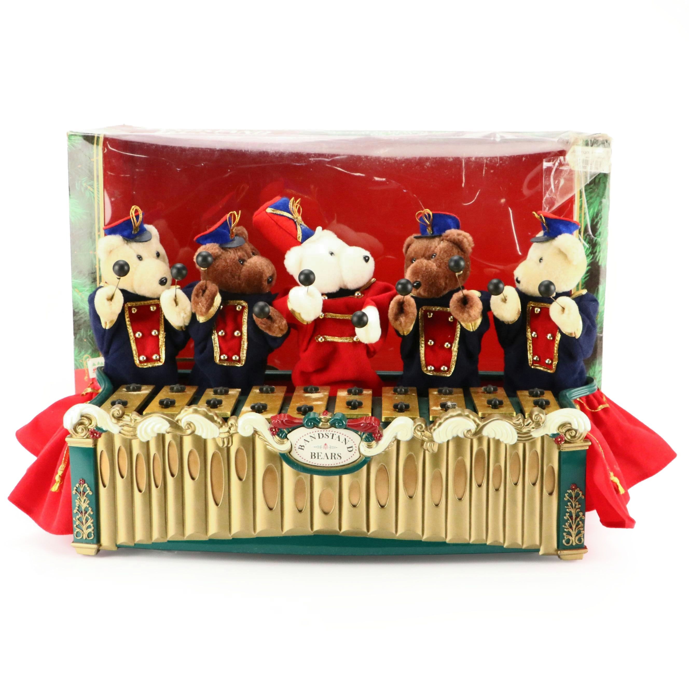 Mr. Christmas "Bandstand Bears" Xylophone Carol Player