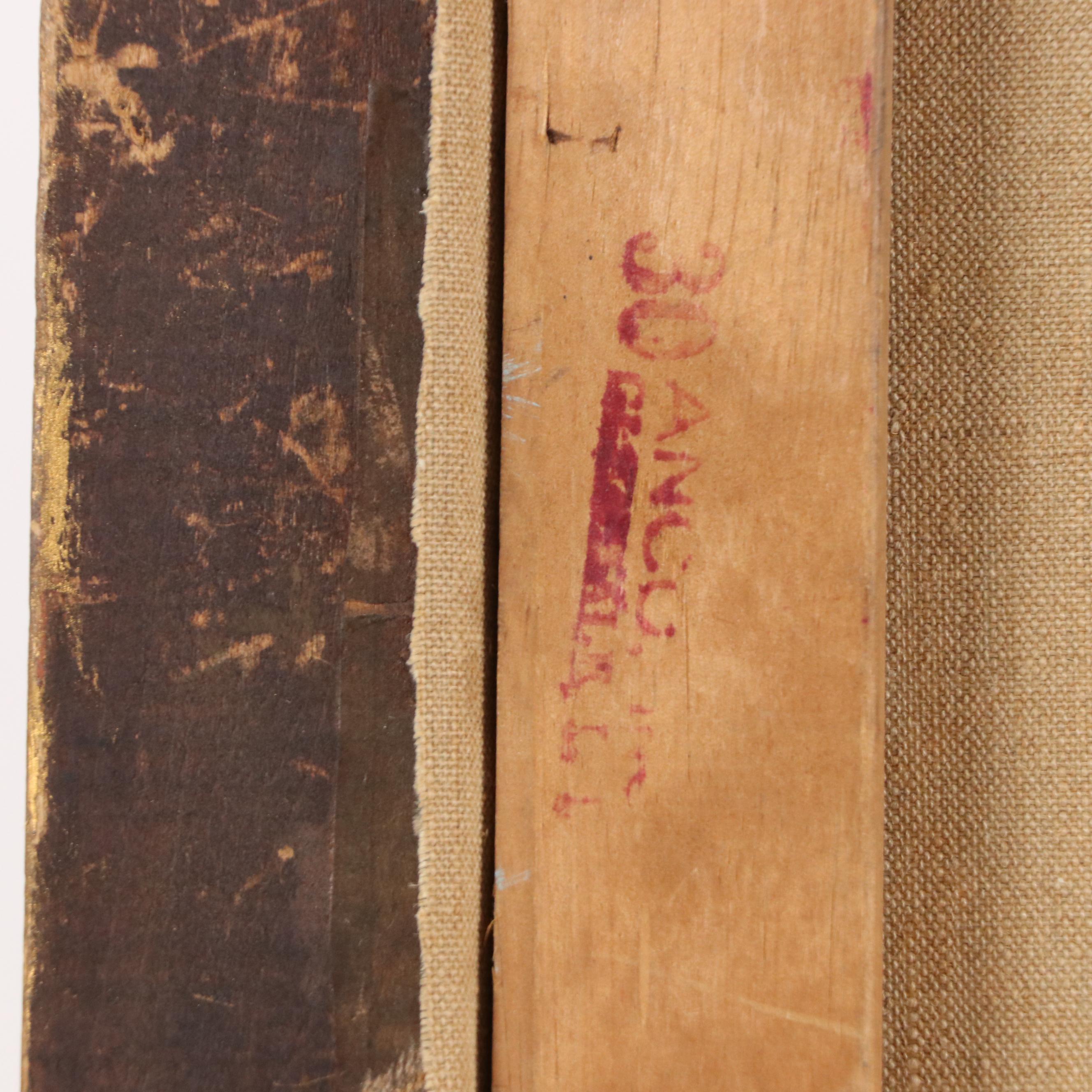 Ethel Lomasney Oil Painting "Brown County Colors" in Newcomb-Macklin Frame