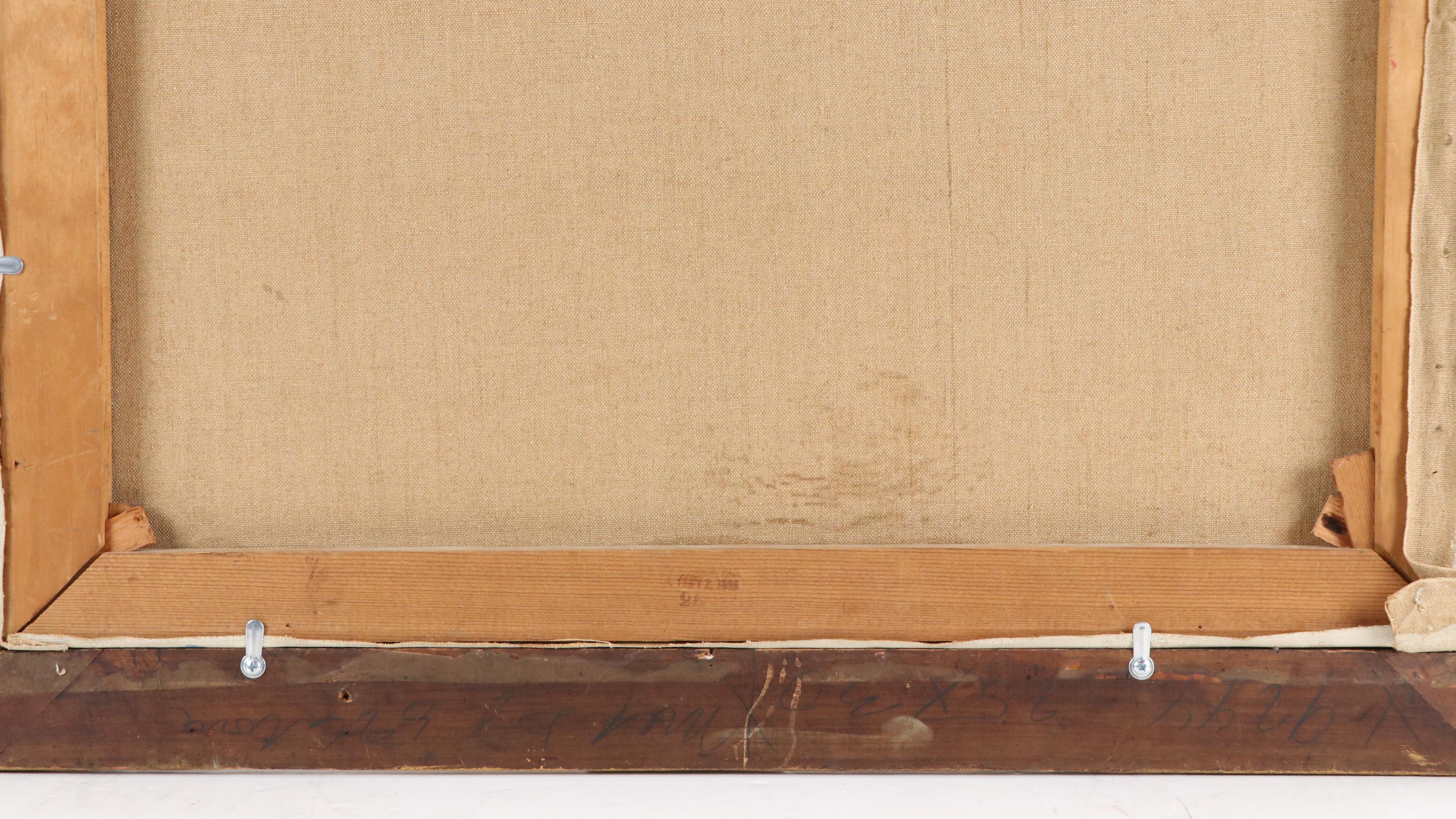 Ethel Lomasney Oil Painting "Brown County Colors" in Newcomb-Macklin Frame