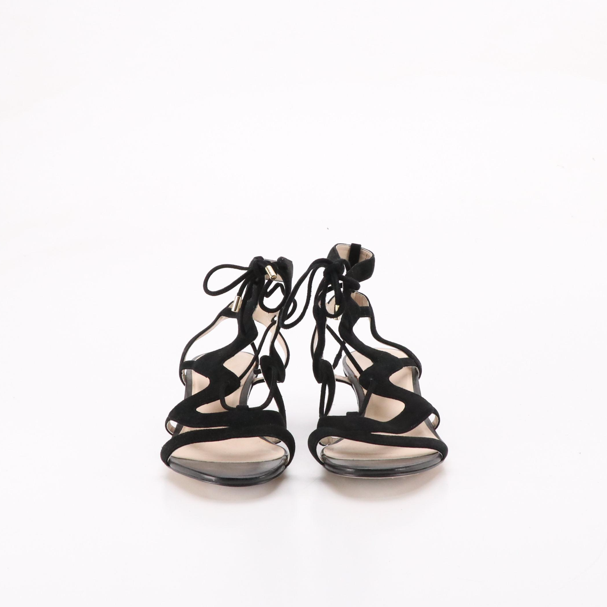 Cole Haan Vable Wedge II Strappy Kitten Heel Sandals