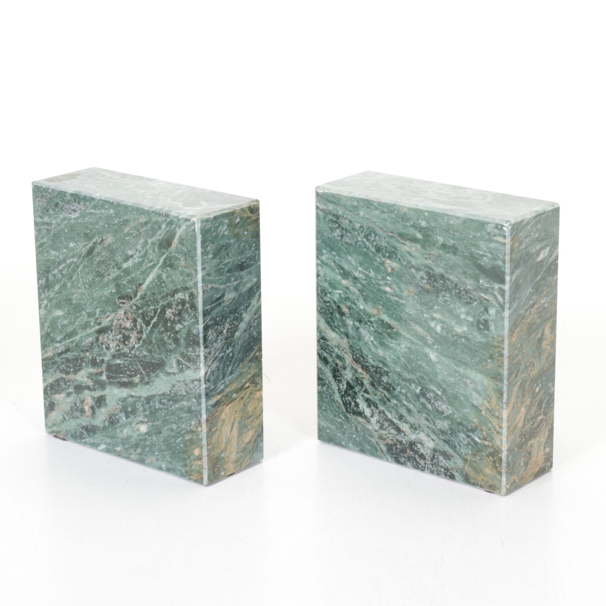 Marble & Gilt Golf Bookends with Curious Monkey Bookends