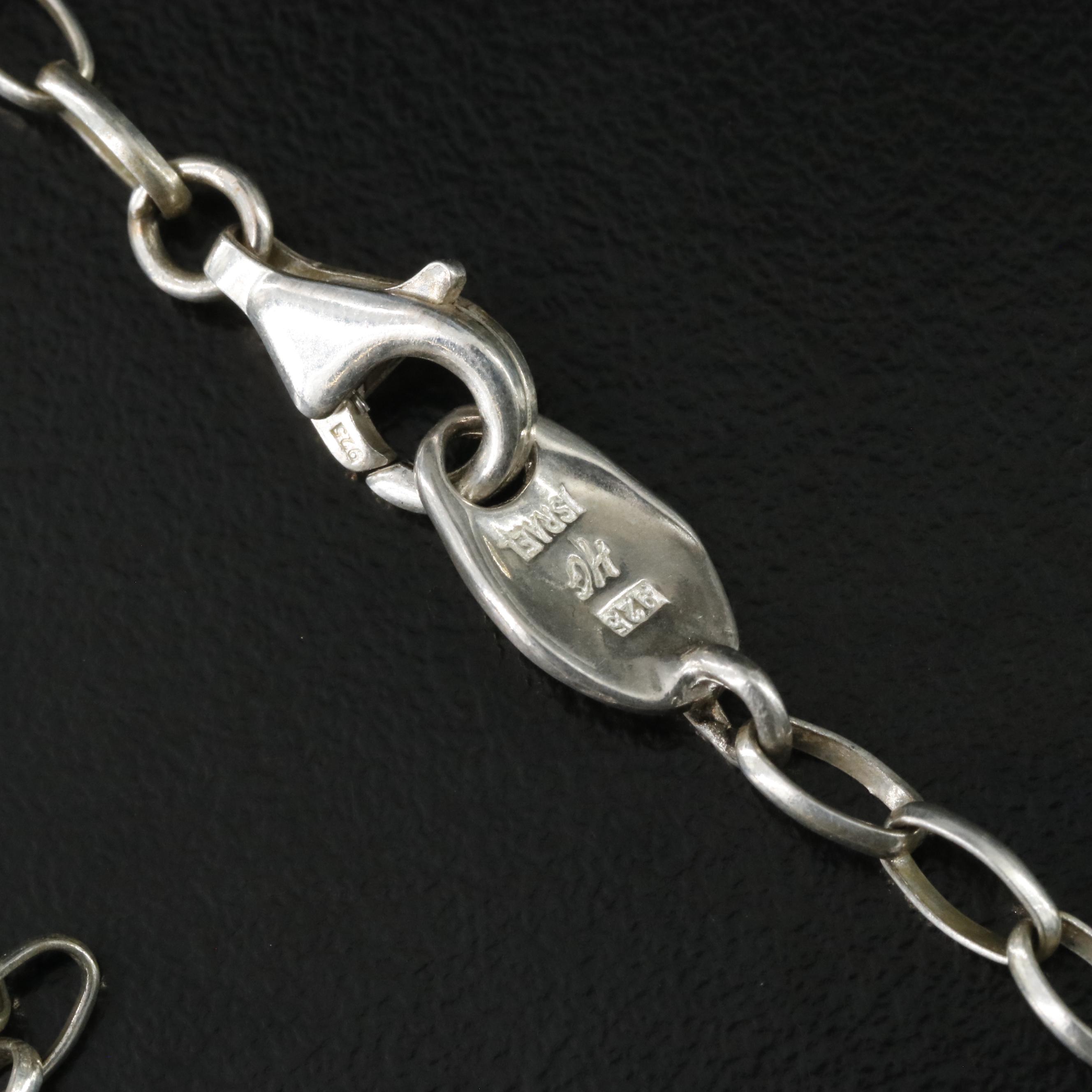 Israeli Haggit Gorali Sterling Pearl Necklace