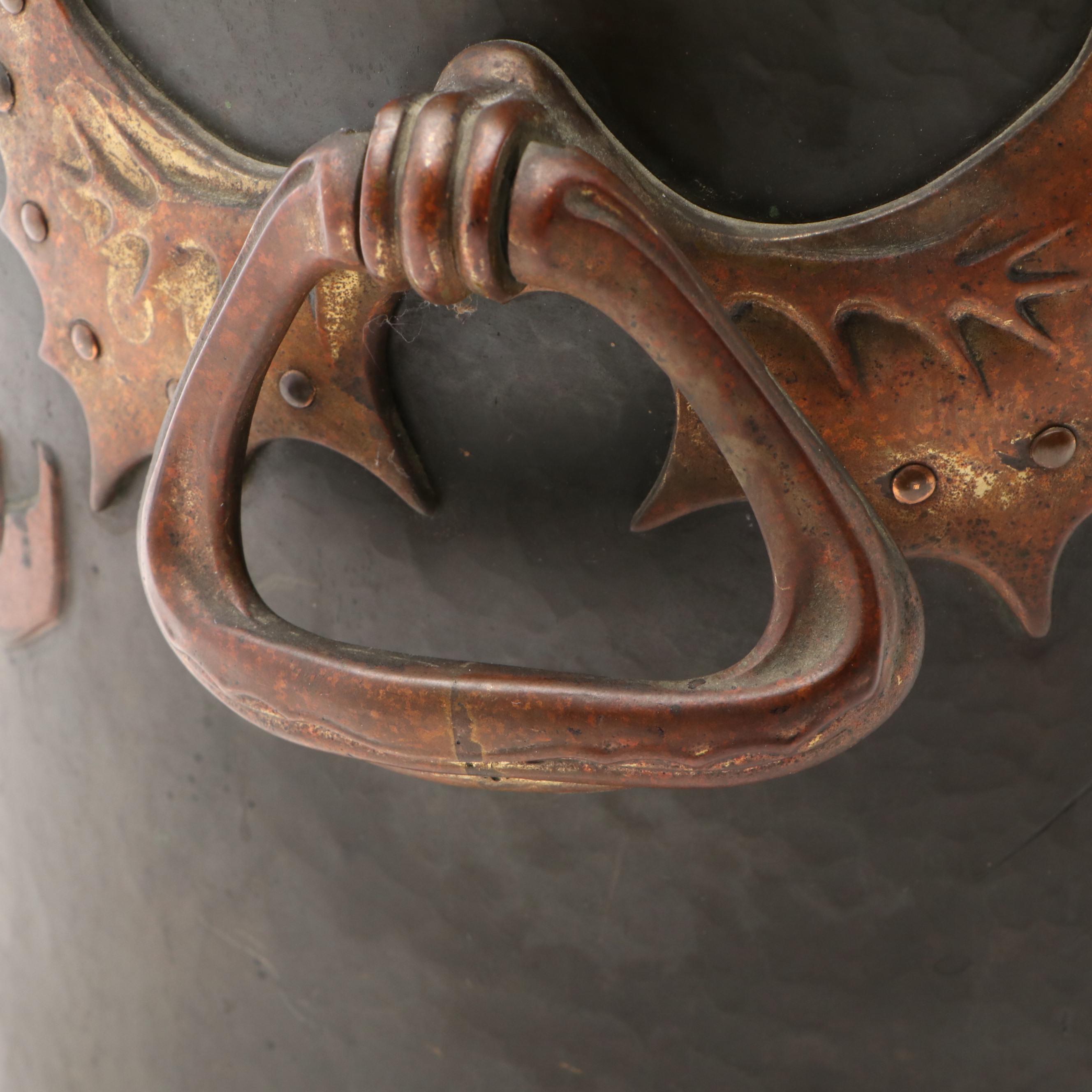 Hans Eduard von Berlepsch-Valendas Art Nouveau Cast Metal Weinkühler