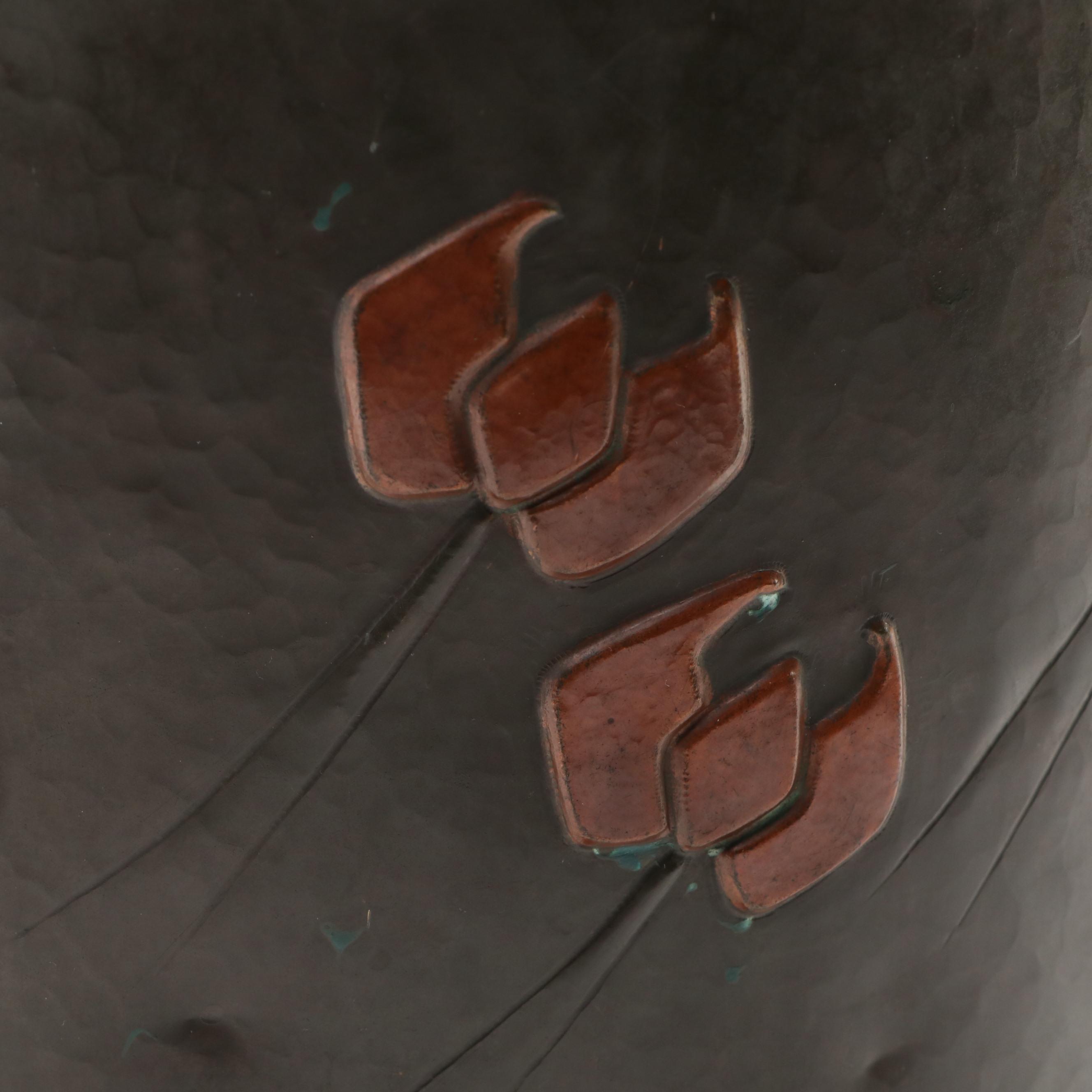 Hans Eduard von Berlepsch-Valendas Art Nouveau Cast Metal Weinkühler