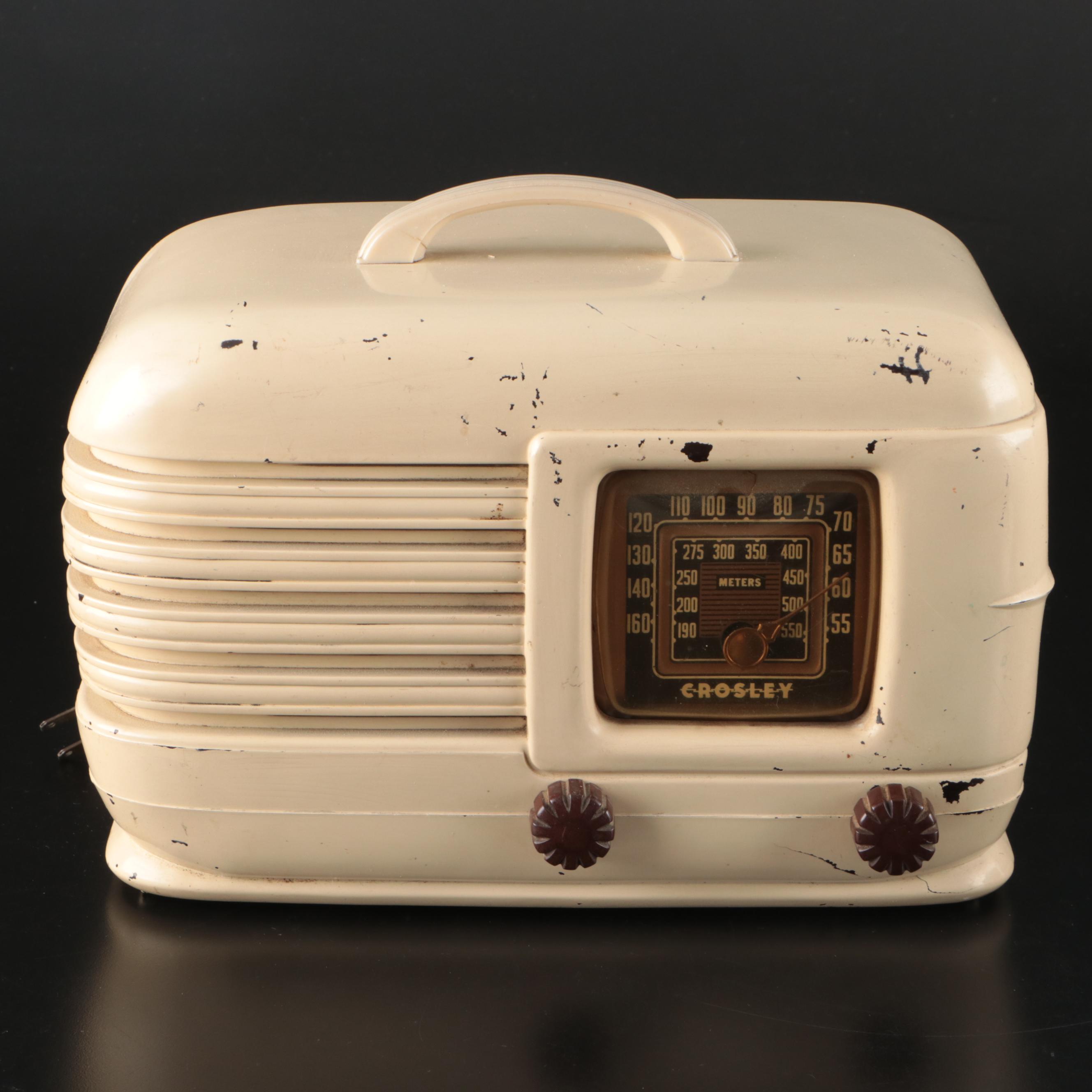 Ward Airline and Crosley Tube Radios, Mid-20th Century