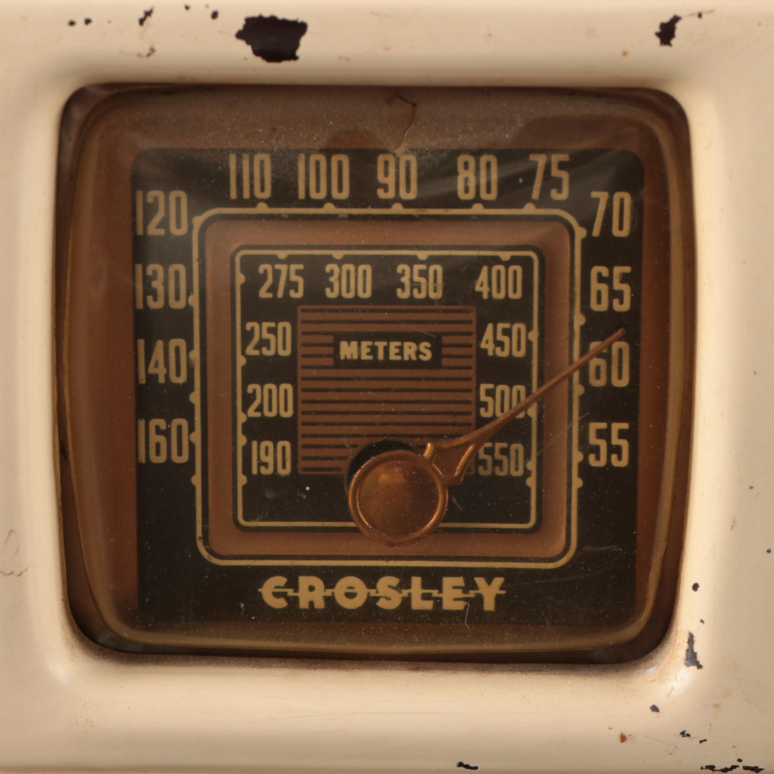 Ward Airline and Crosley Tube Radios, Mid-20th Century
