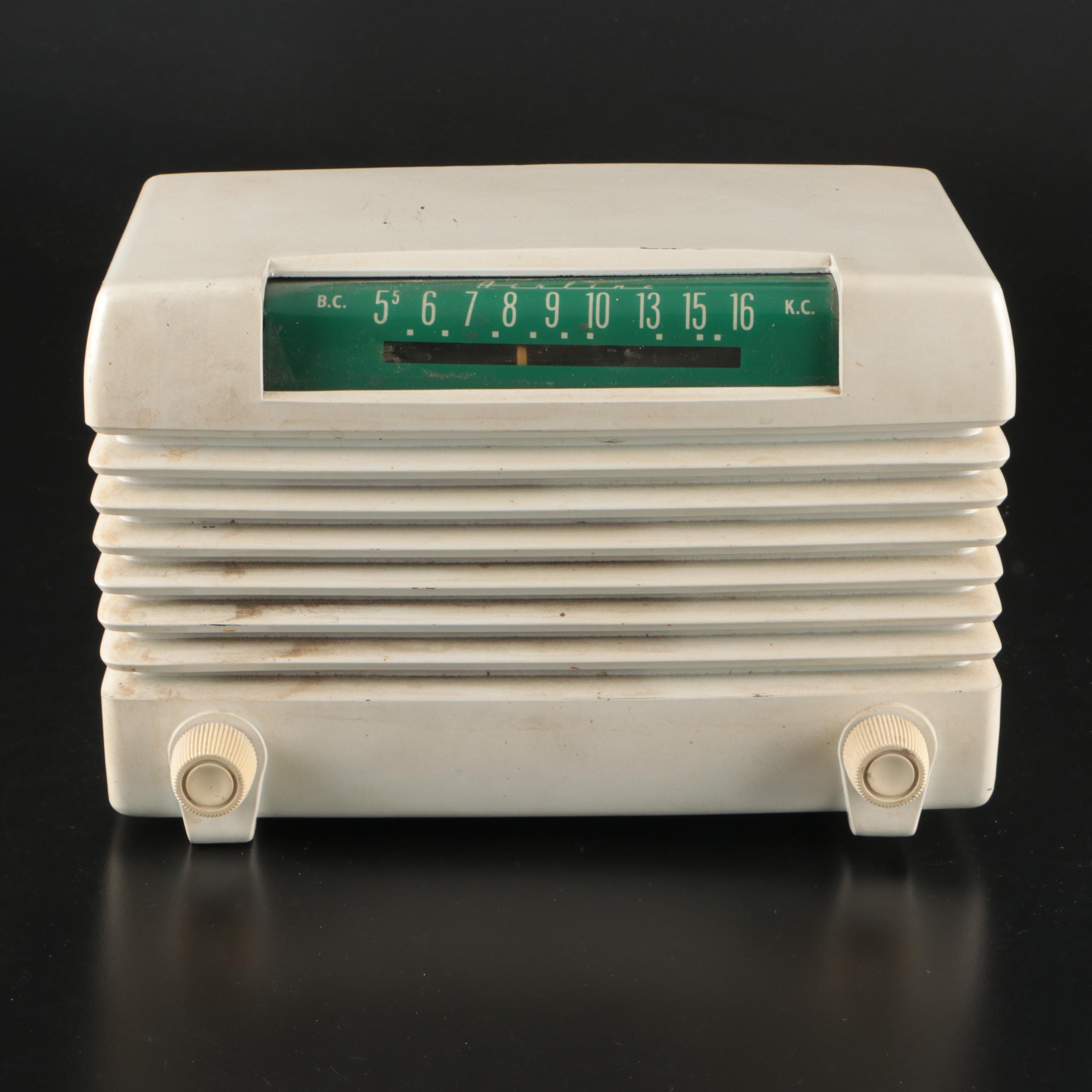 Ward Airline and Crosley Tube Radios, Mid-20th Century
