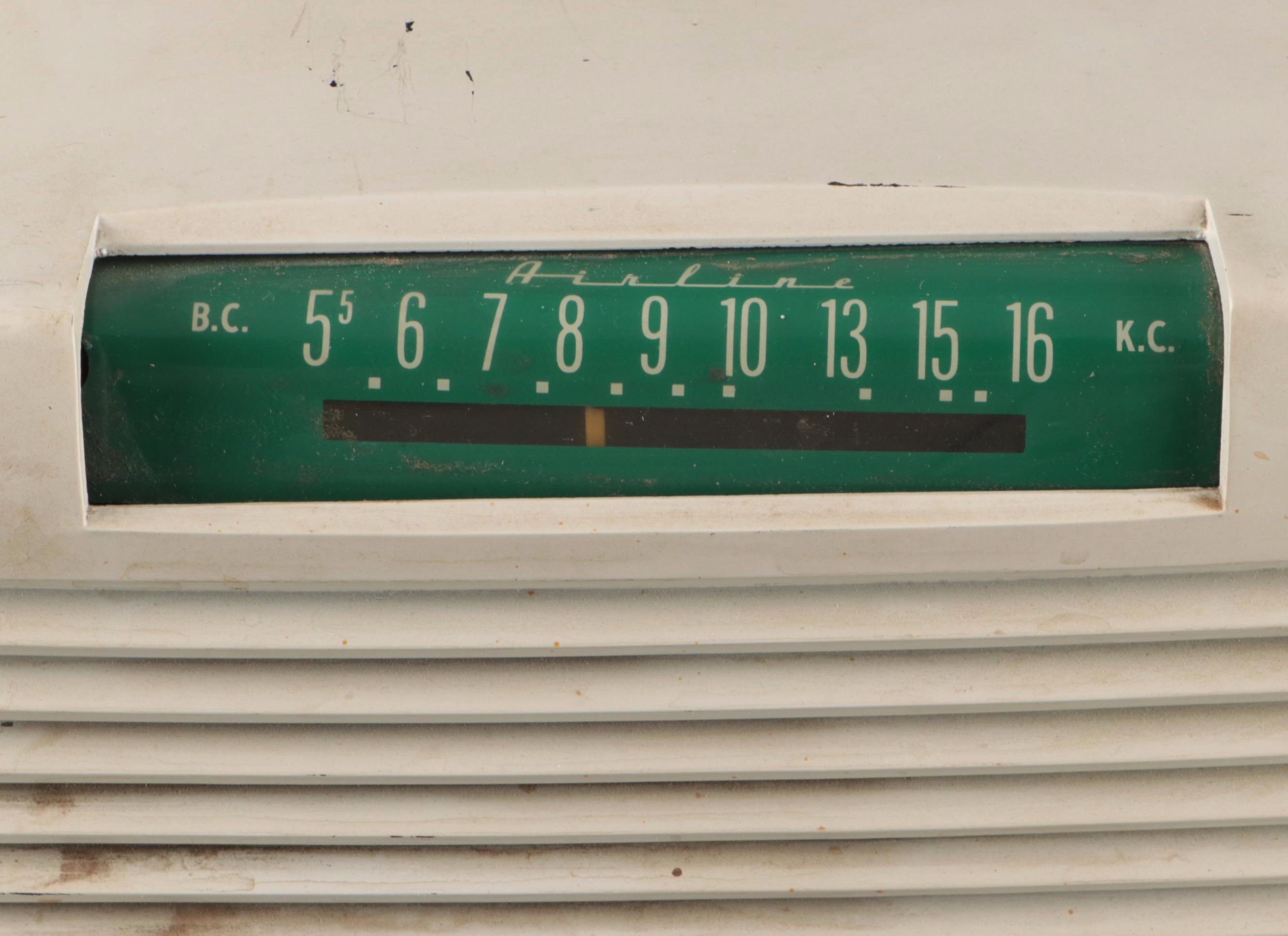 Ward Airline and Crosley Tube Radios, Mid-20th Century