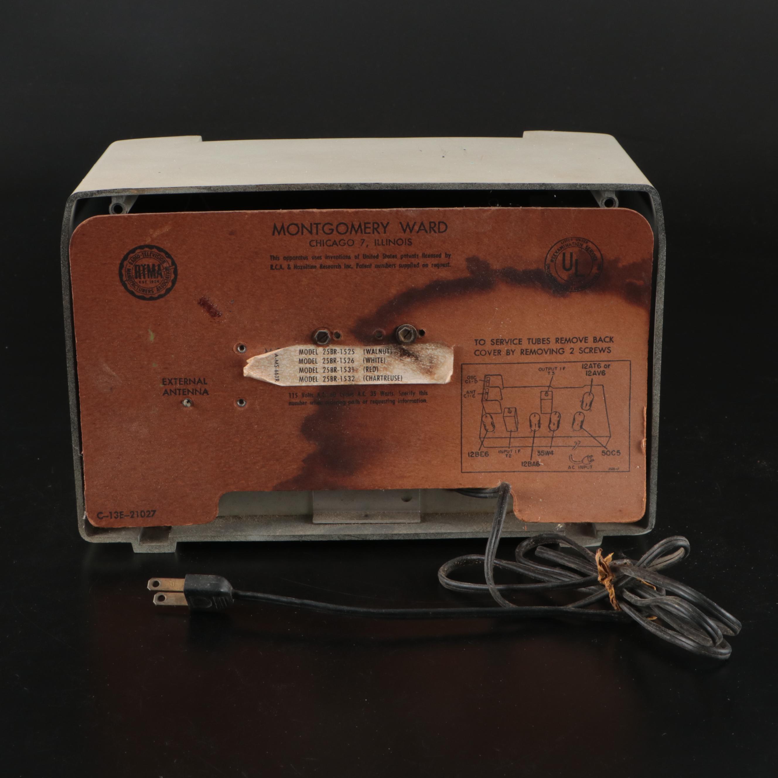 Ward Airline and Crosley Tube Radios, Mid-20th Century