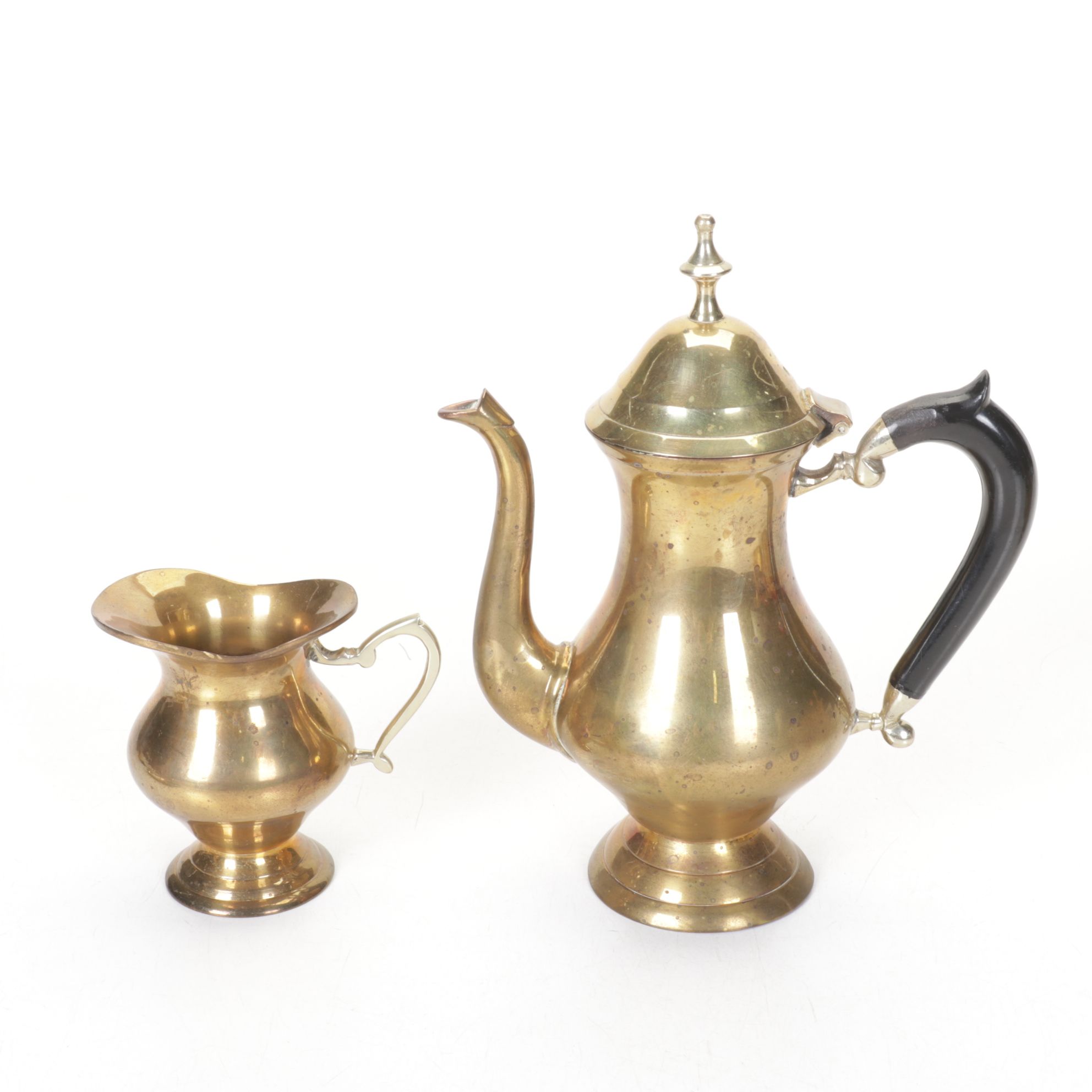 Polished Brass Champagne Bucket, Creamer & More