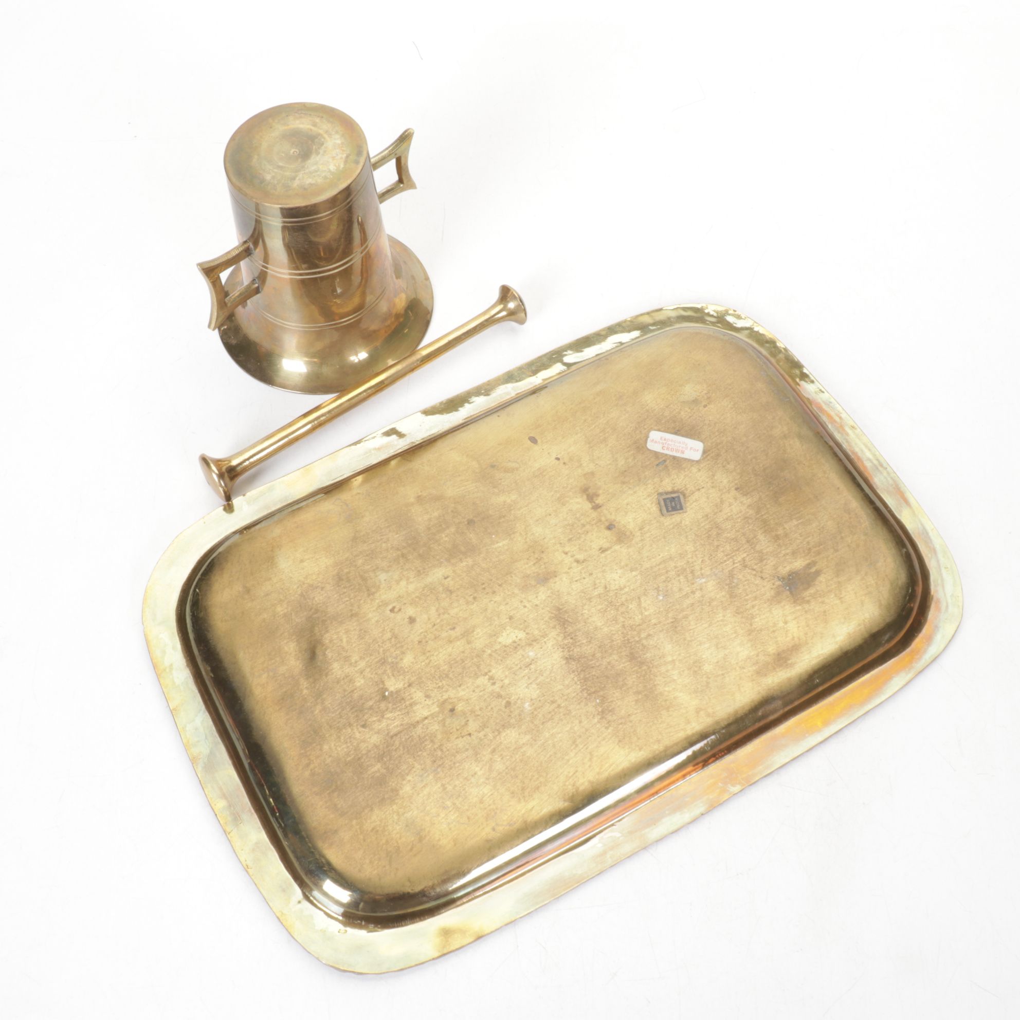 Polished Brass Champagne Bucket, Creamer & More