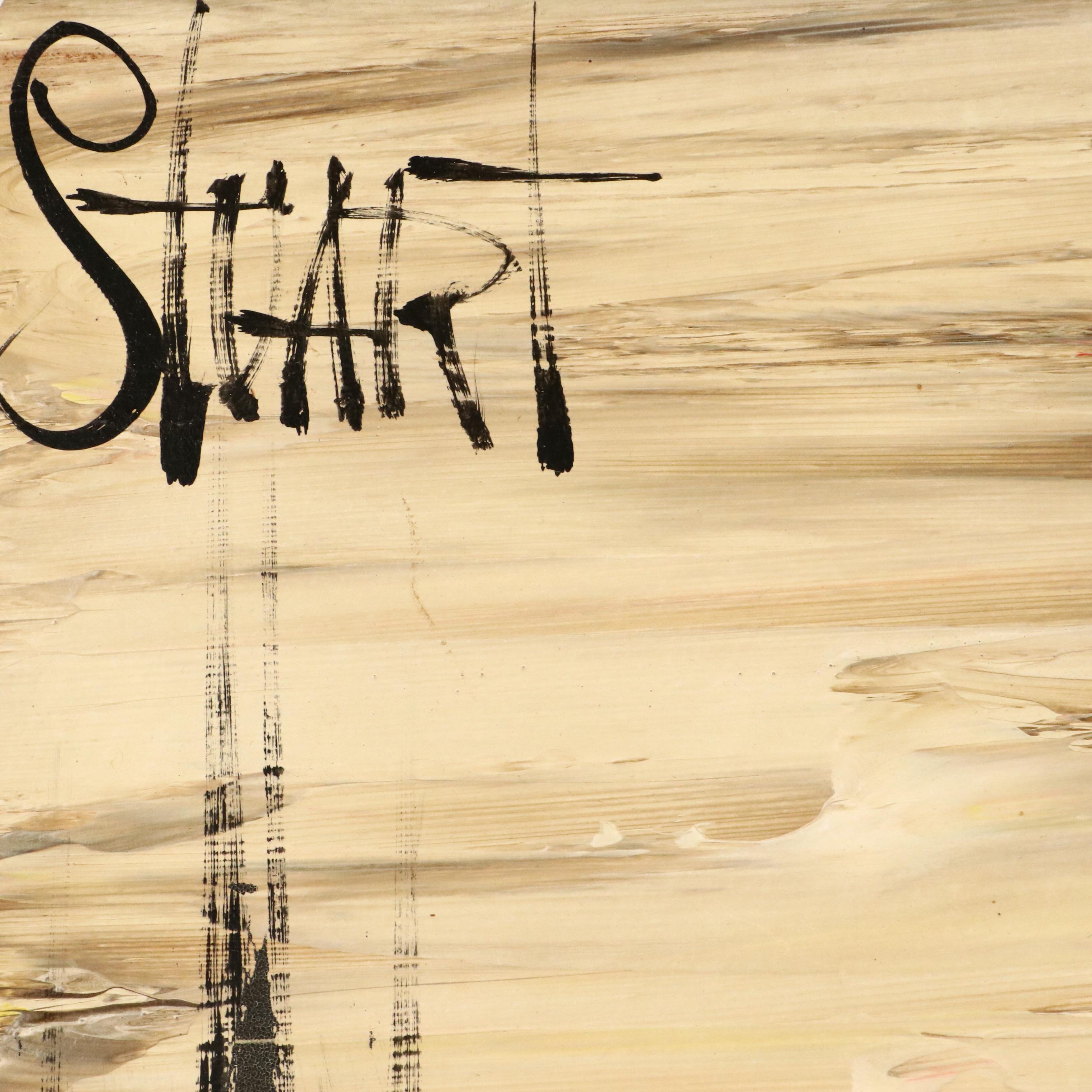 Modernist Oil Painting of Tower Bridge at Sunset, Mid-20th Century