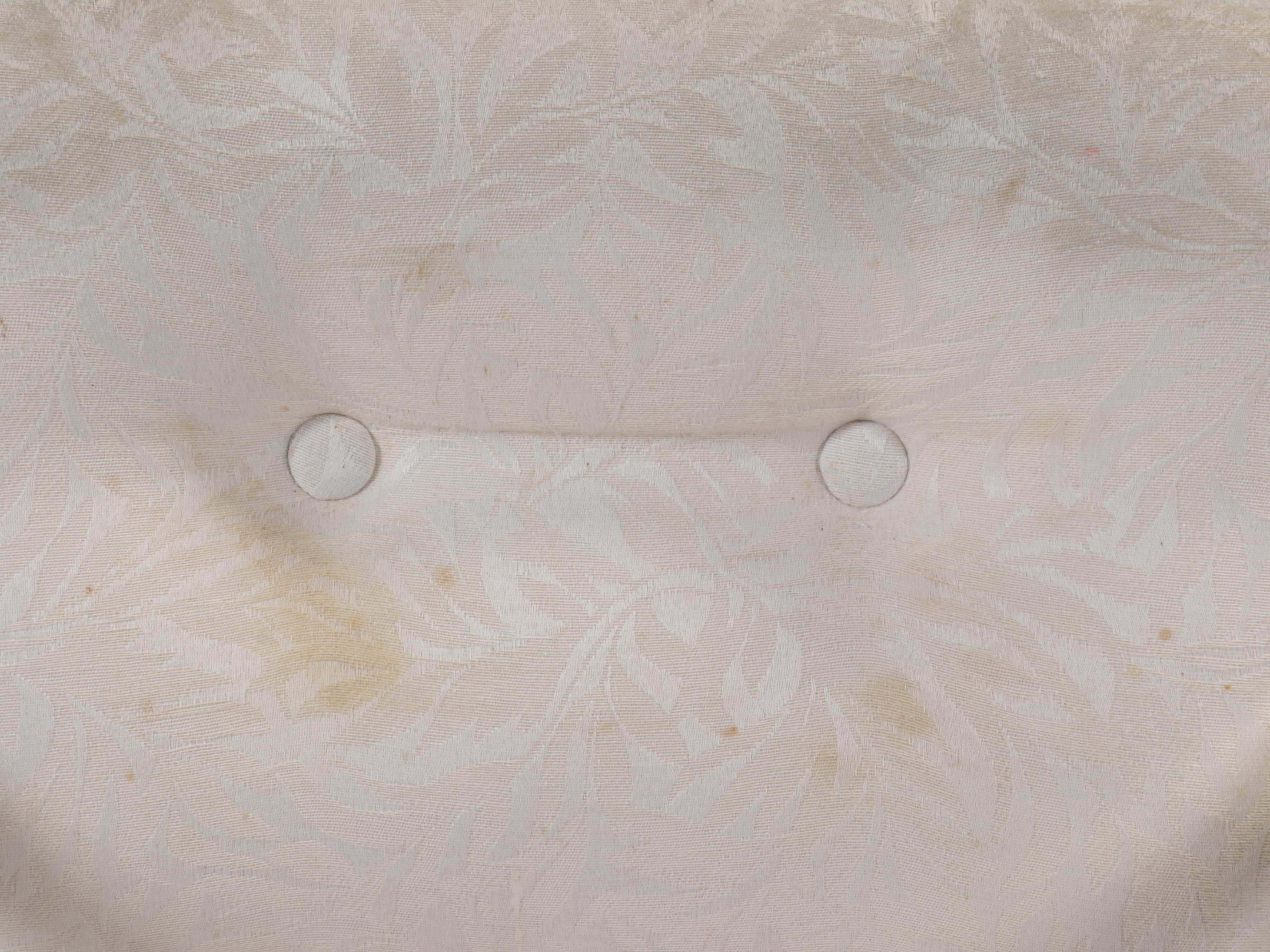 Postmodernist Brass Tone Metal and Glass Top Dining Table with Four Chairs