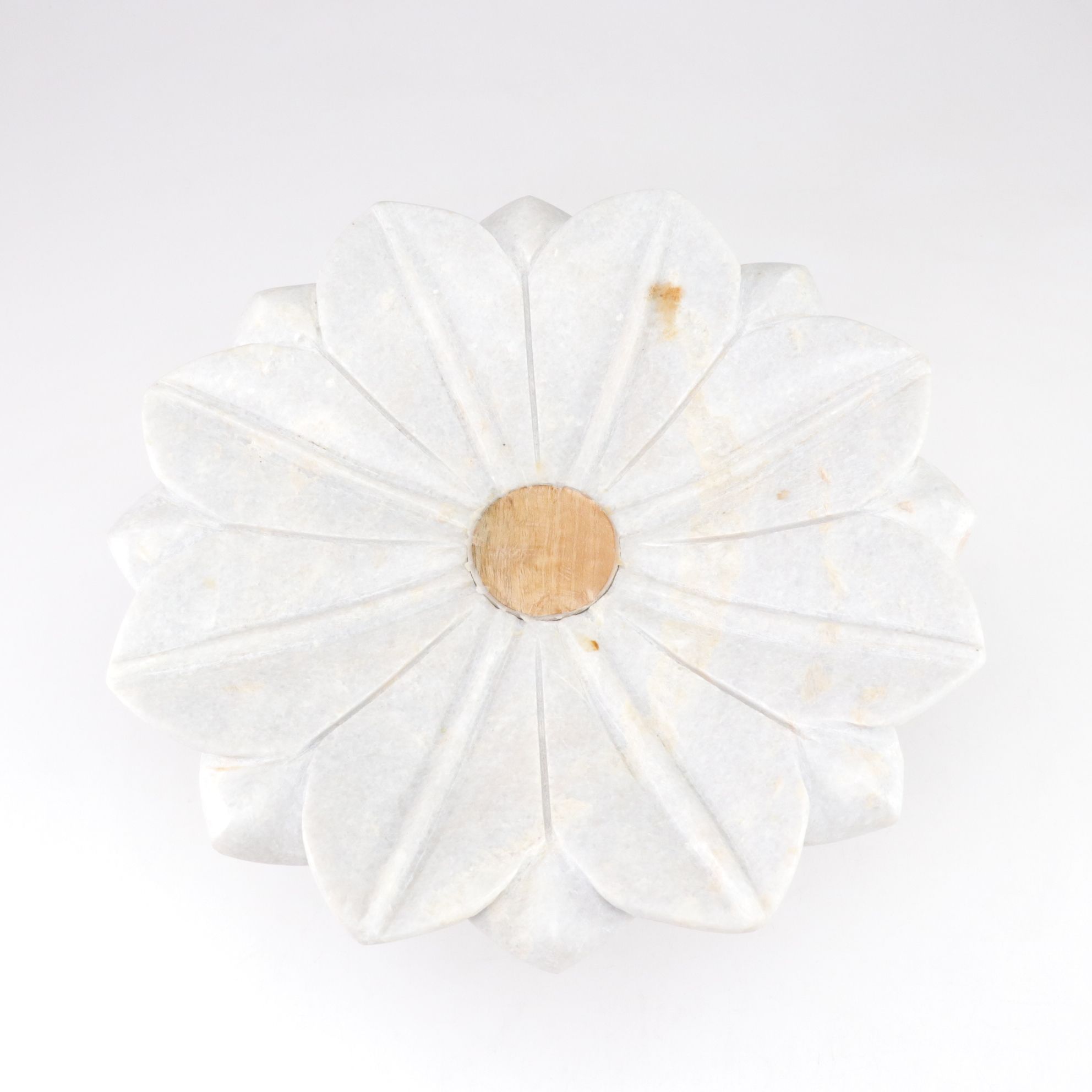 Granite & Wood Flower Cake Stand