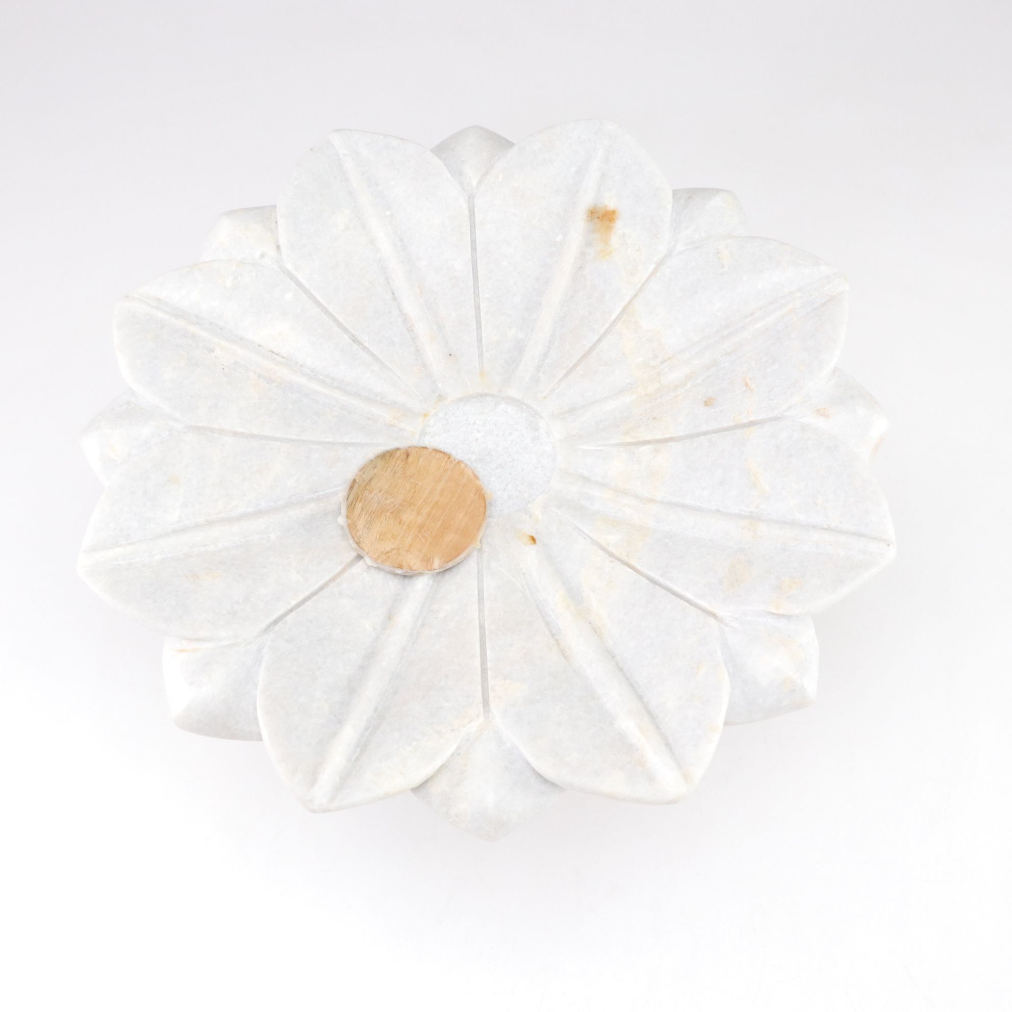 Granite & Wood Flower Cake Stand