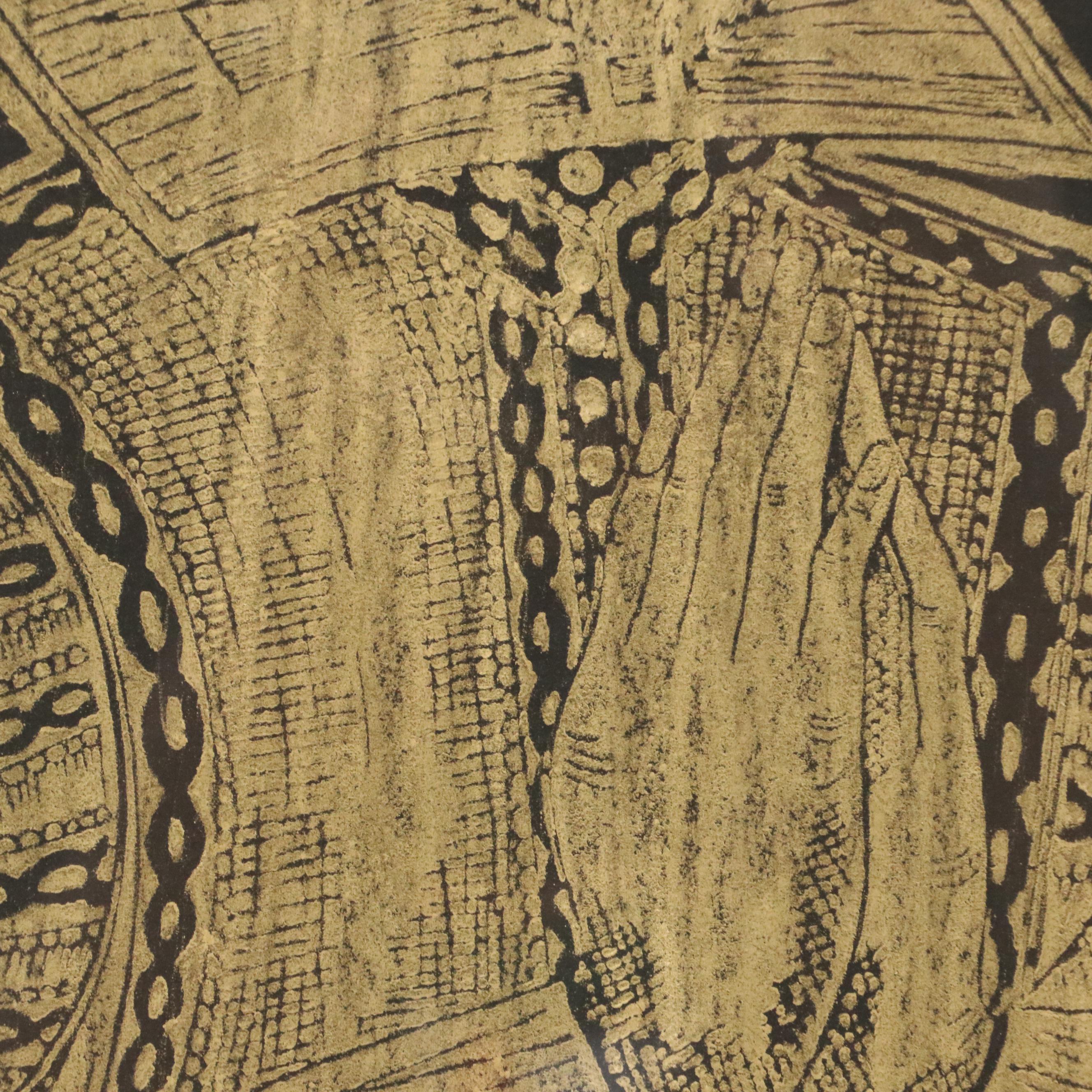 Brass Rubbing of Shakespeare's Gravestone, 20th Century