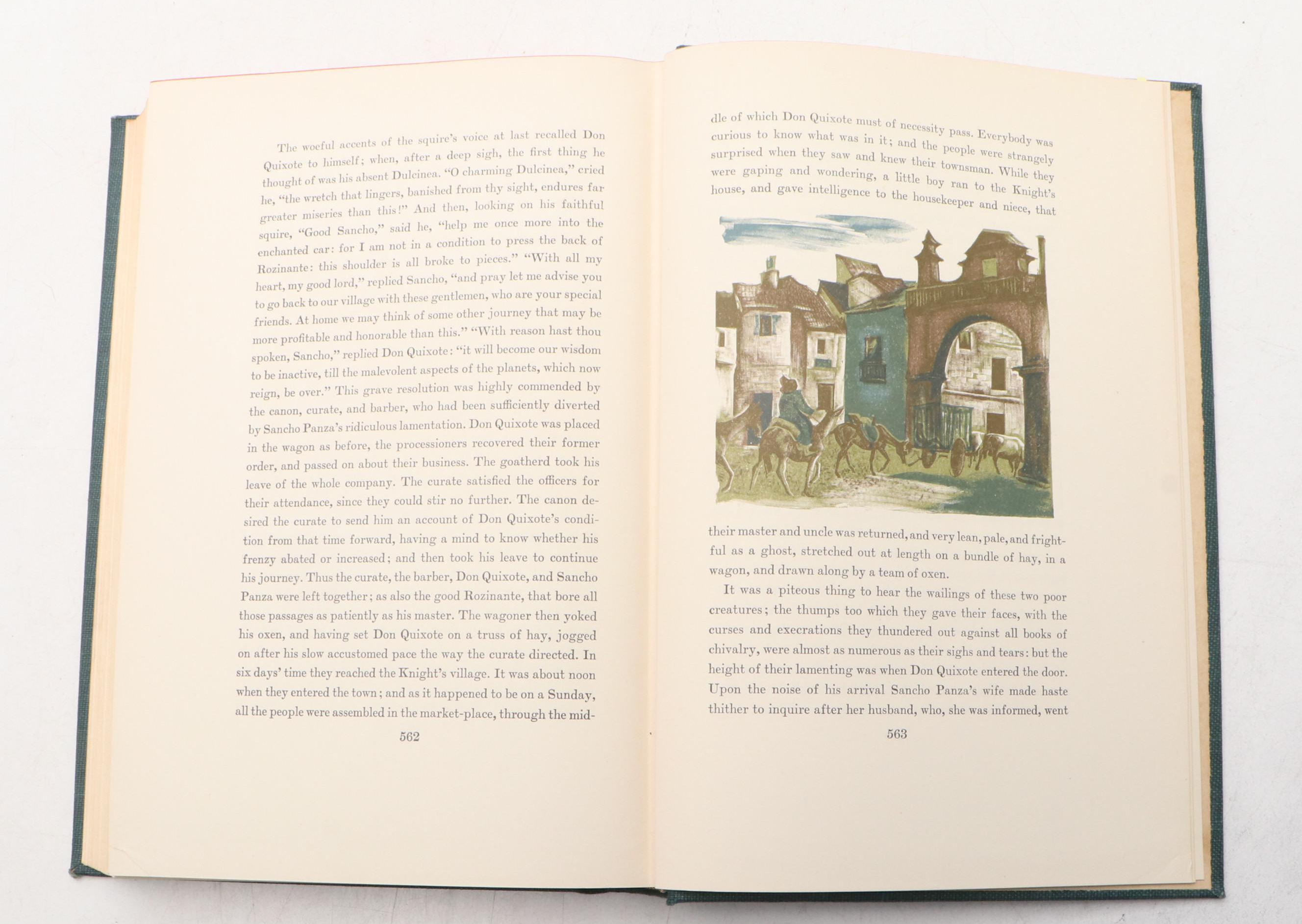 Hans Alexander Mueller Illustrated "Don Quixote" by Miguel de Cervantes, 1941