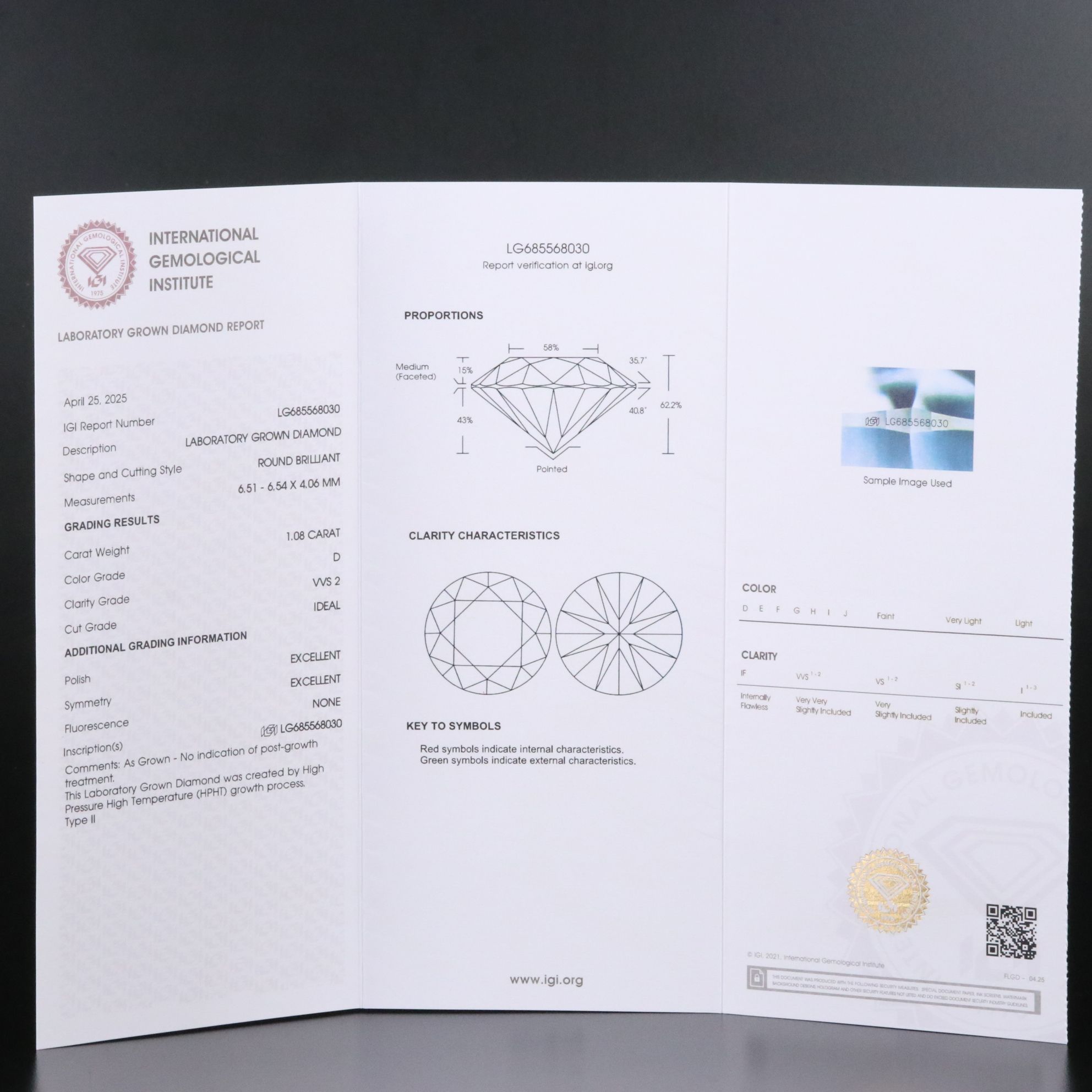 Platinum 2.16 CTW Lab Grown Diamond Solitaire Stud Earrings with IGI Reports